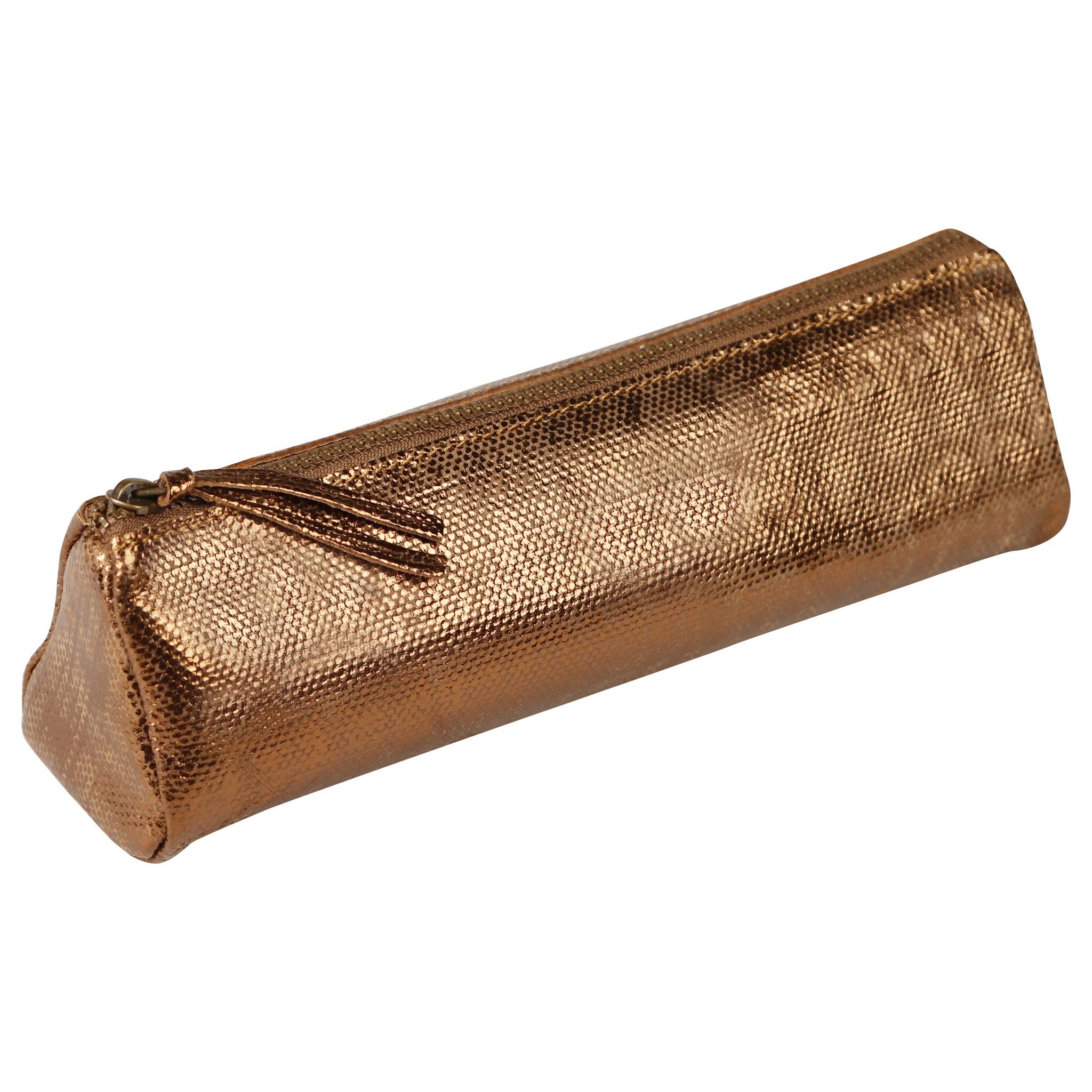 Clairefontaine 4x KLEOPATHRA Schlampermäppchen 22x6x6cm bronze 410042C