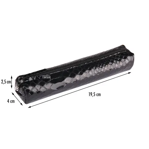 Clairefontaine 4x Schlampermäppchen 4x2,5x19,5cm schwarz Pythonschwarz 410173C Clairefontaine 4x Schlampermäppchen 4x2,5x19,5cm schwarz Pythonschwarz 410173C