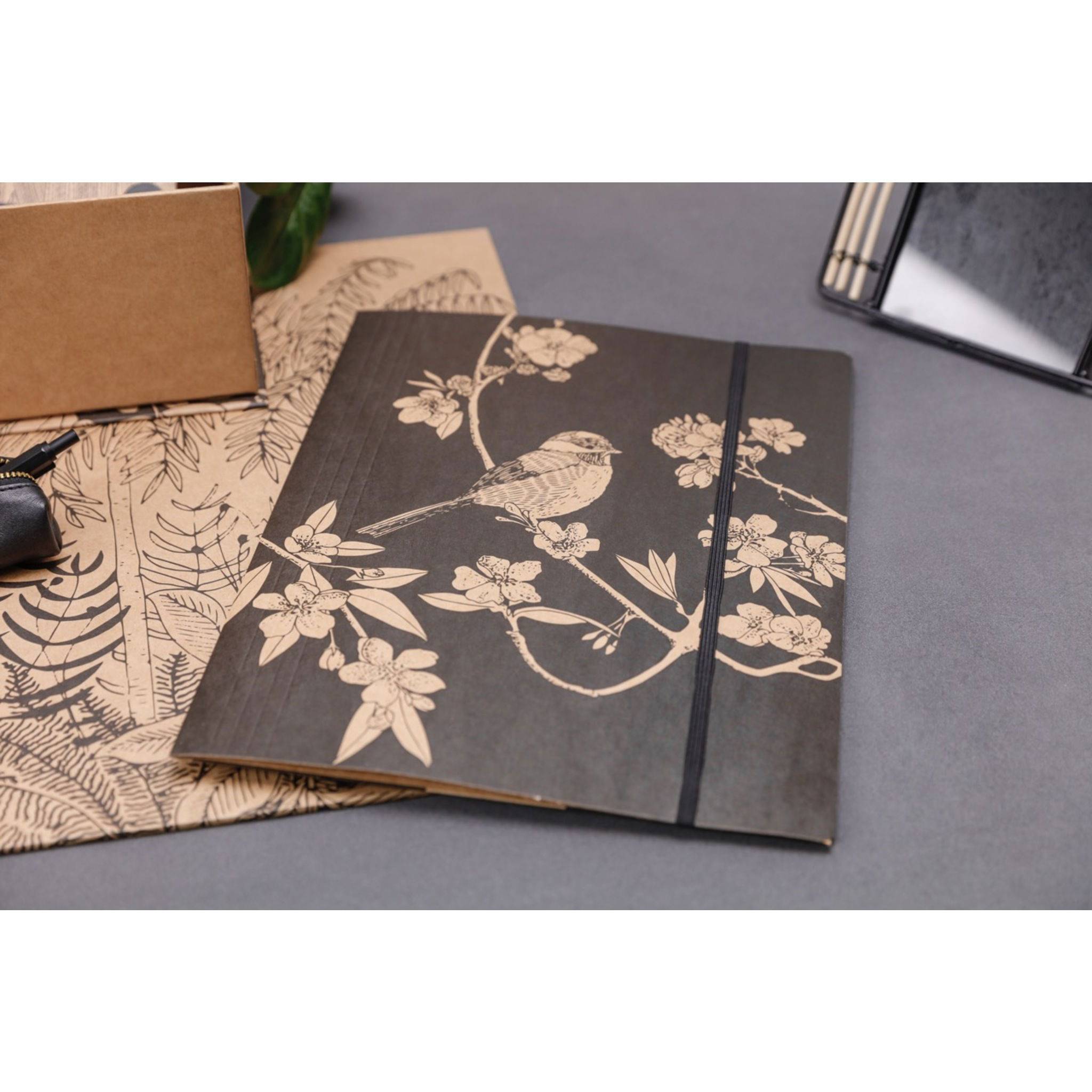Clairefontaine 4x Sammelmappe mit Gummizug 24x32 cm 116049C