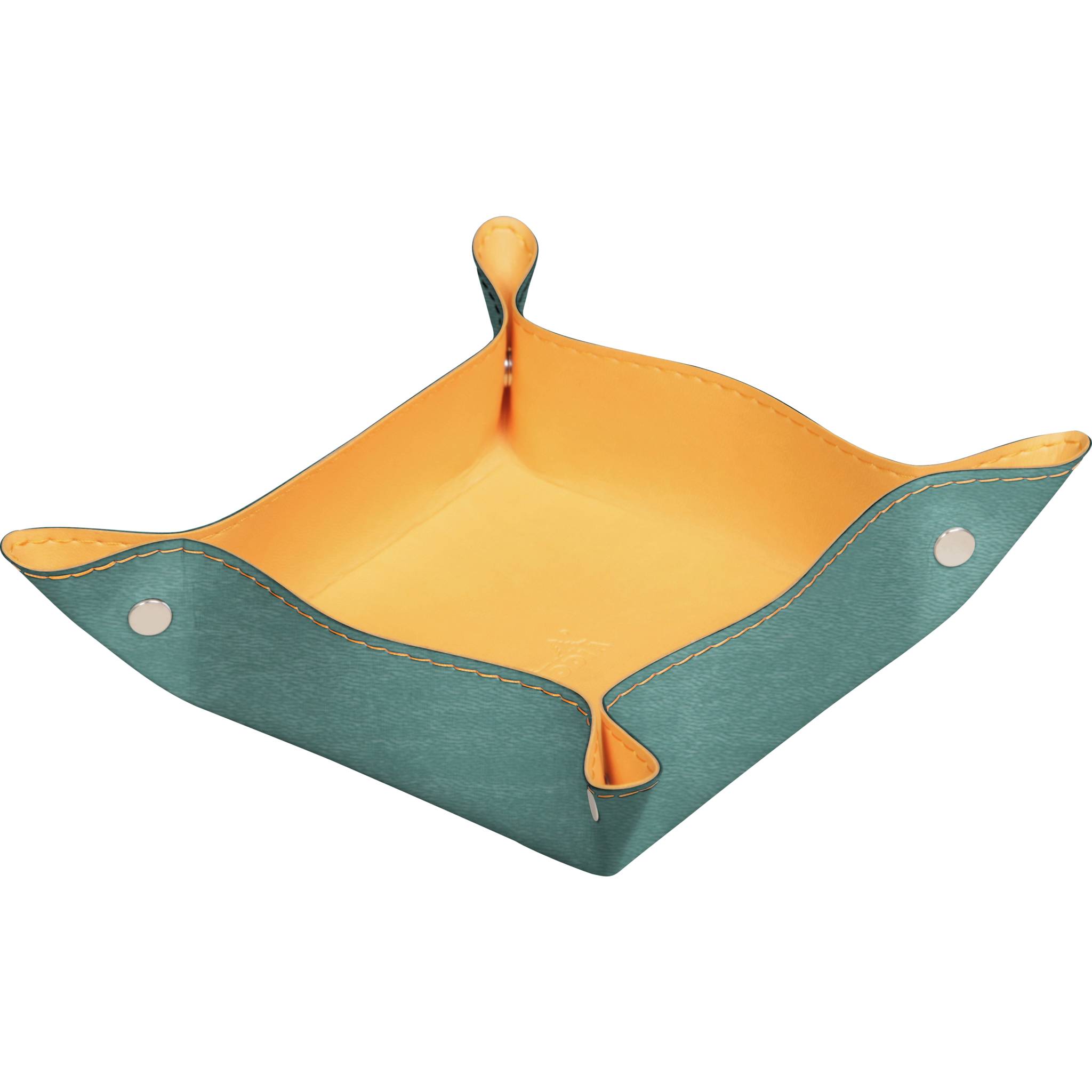 Rhodia 2x Taschenleerer aus Kunstleder, 12x12x4,5cm - Wassergrün 194594C