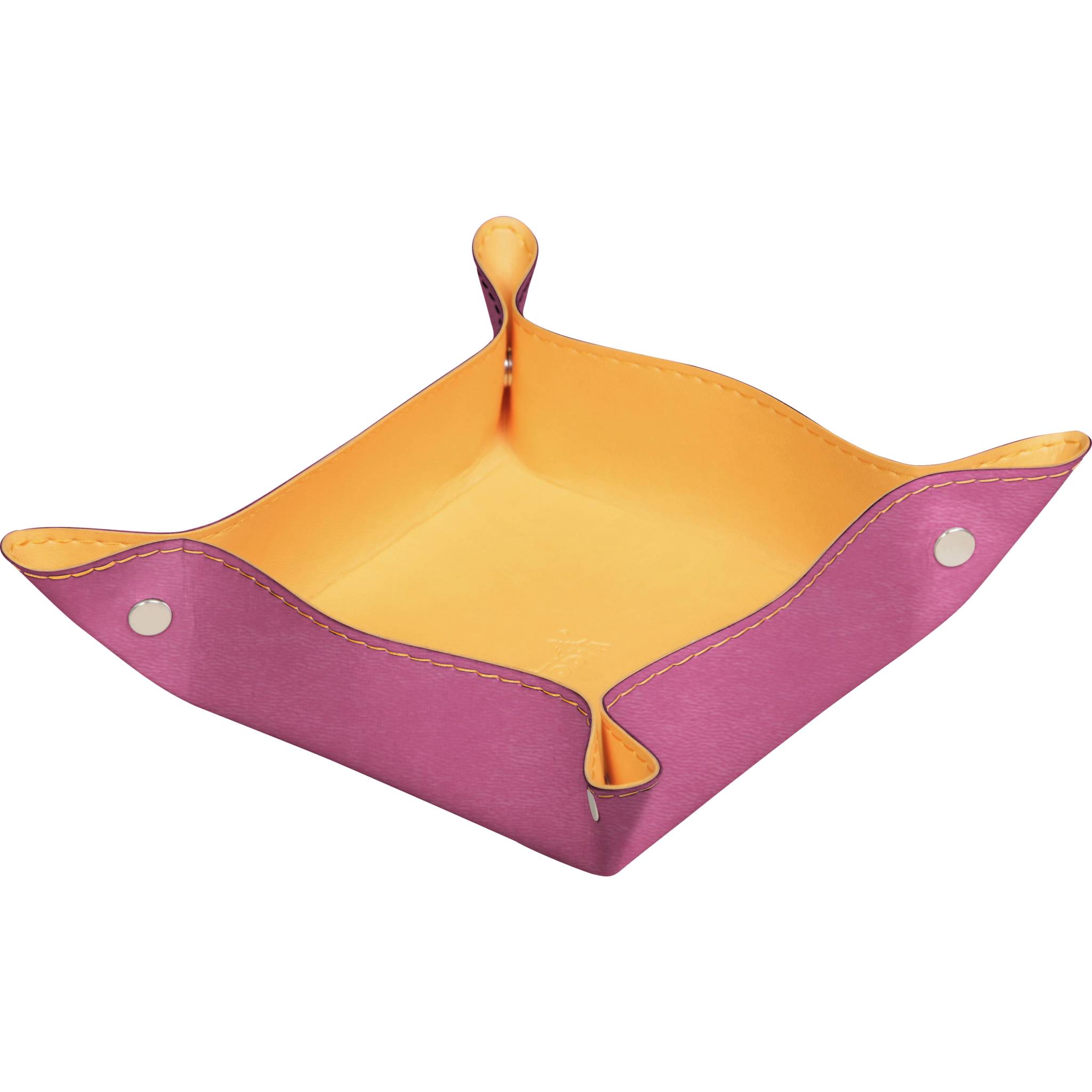 Rhodia 2x Taschenleerer aus italienischem Kunstleder 12x12x4,5cm Fuchsia 194597C