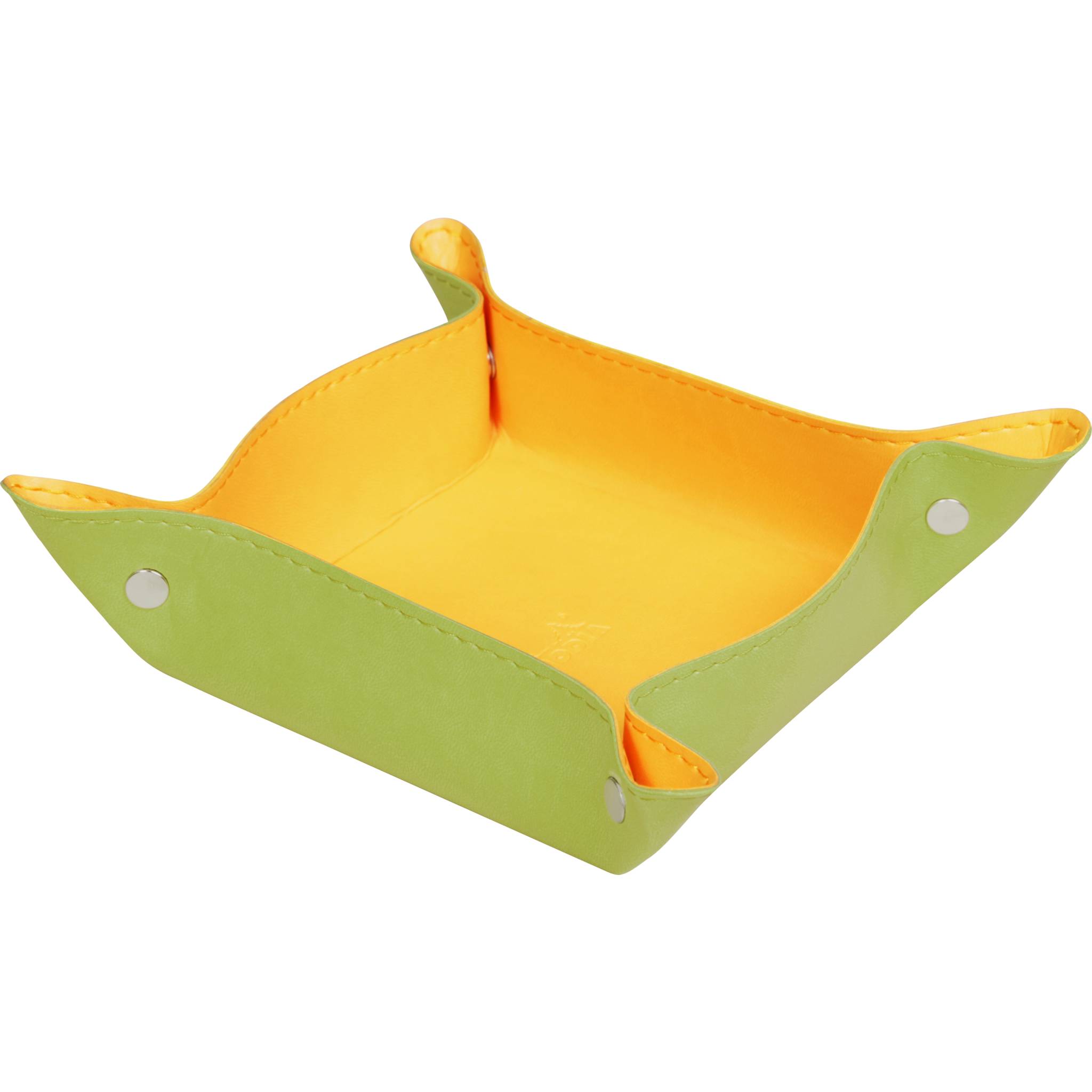 Rhodia 2x reversibler Taschenleerer IT Kunstleder, 12x12x4,5cm Anisgrün 318856C