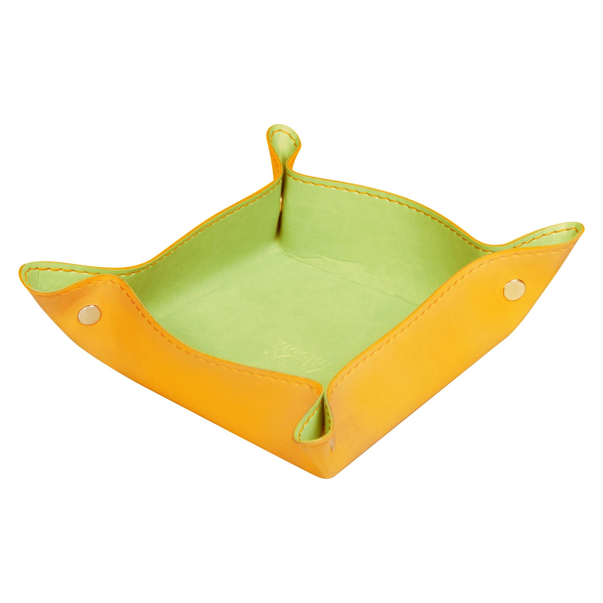 Rhodia 2x reversibler Taschenleerer IT Kunstleder, 12x12x4,5cm Anisgrün 318856C