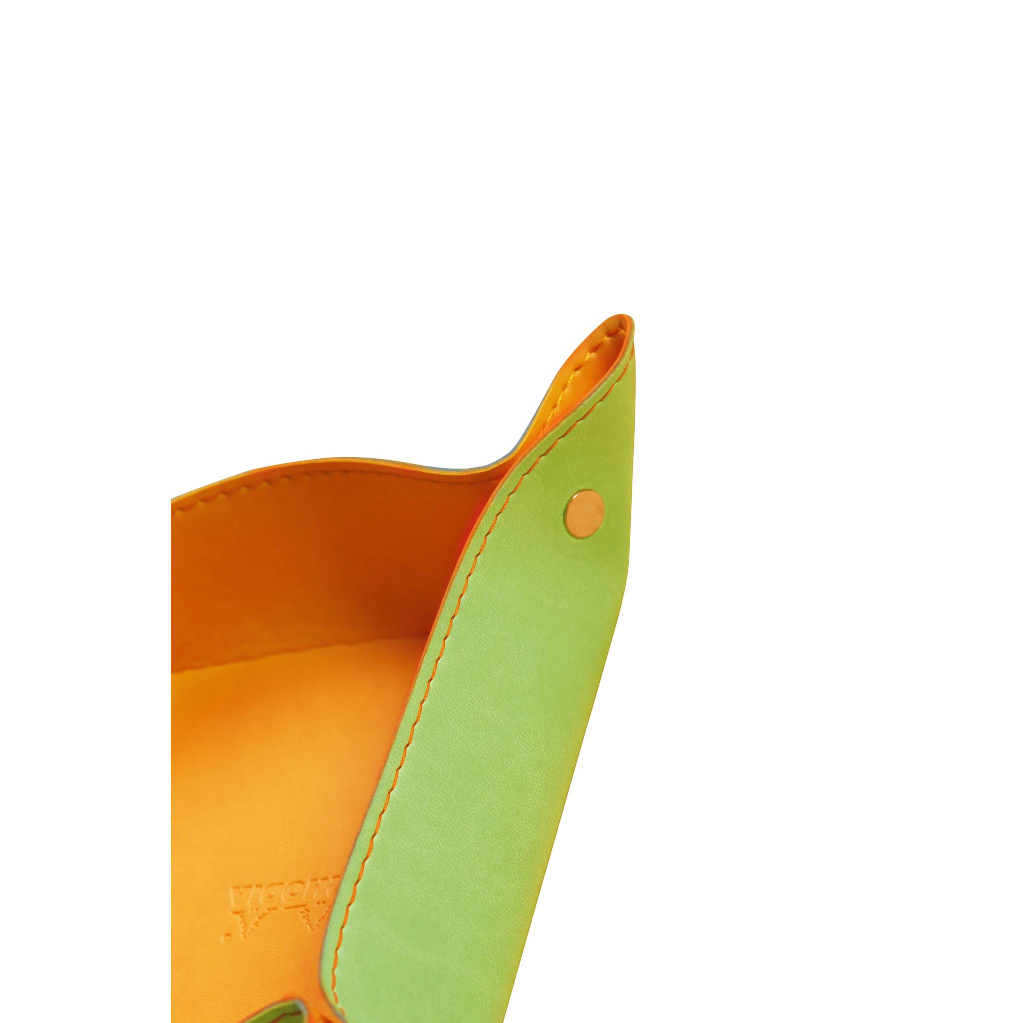 Rhodia 2x reversibler Taschenleerer IT Kunstleder, 12x12x4,5cm Anisgrün 318856C