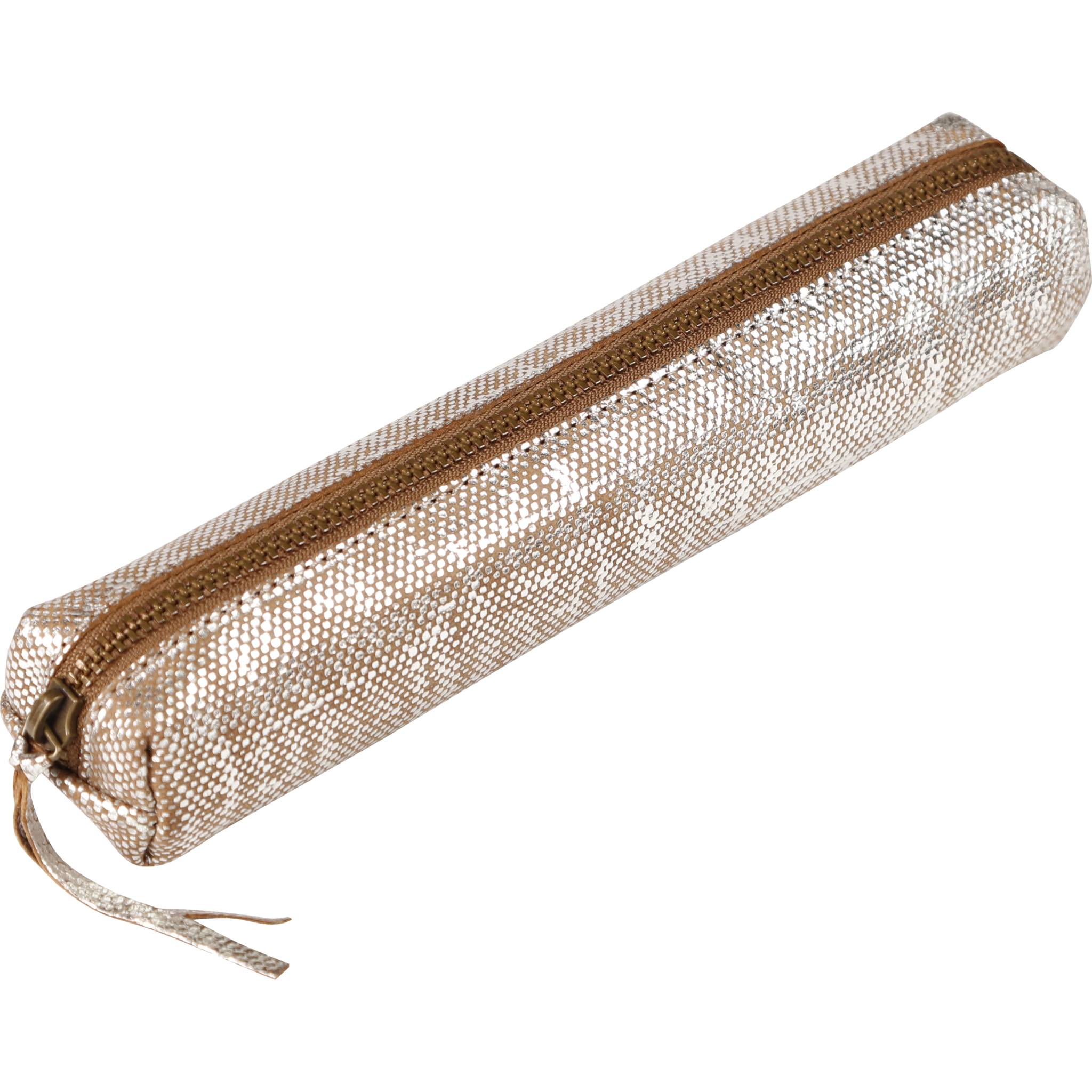 Clairefontaine 4x KLEOPATHRA Schlampermäppchen 19,5x2,5x4cm silber 410032C