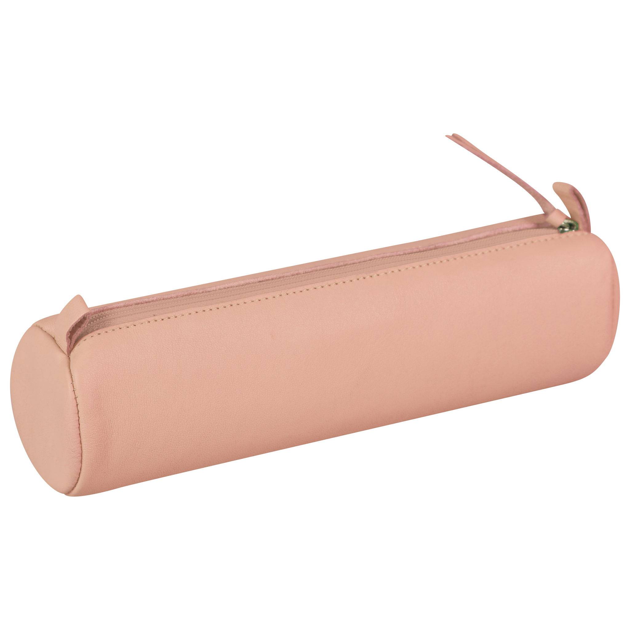 Clairefontaine 7x Schlampermäppchen gefärbtes Leder Ø5,5x22cm sortiert 410164C