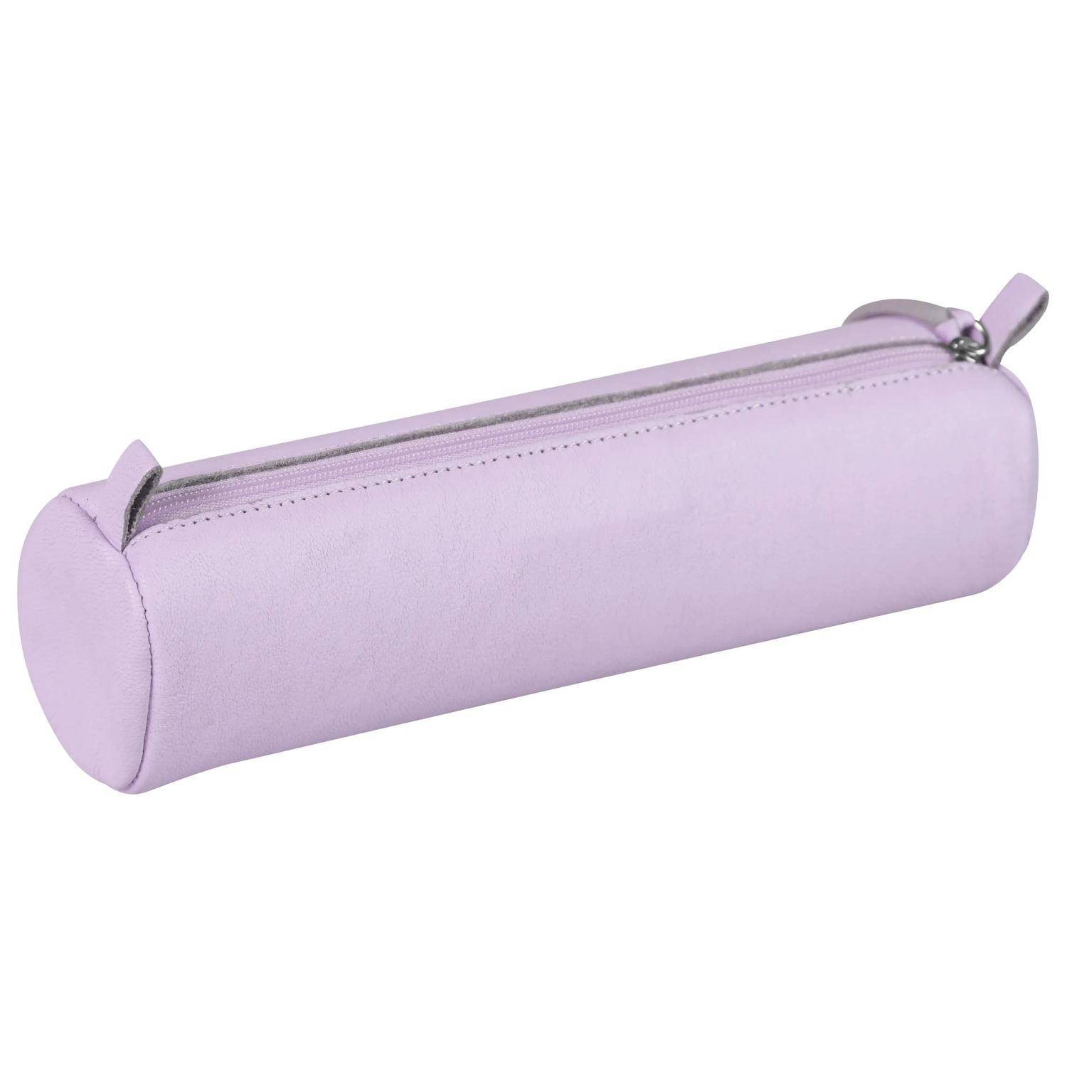 Clairefontaine 7x Schlampermäppchen gefärbtes Leder Ø5,5x22cm sortiert 410164C