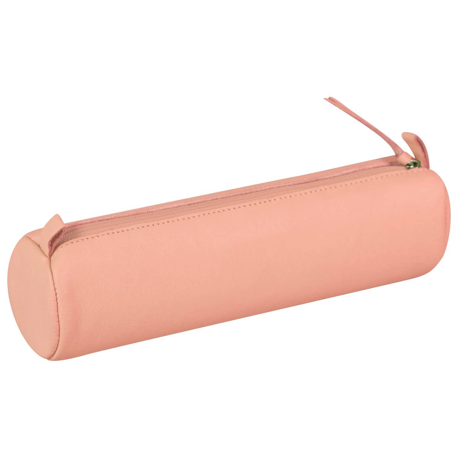 Clairefontaine 7x Schlampermäppchen gefärbtes Leder Ø5,5x22cm sortiert 410164C