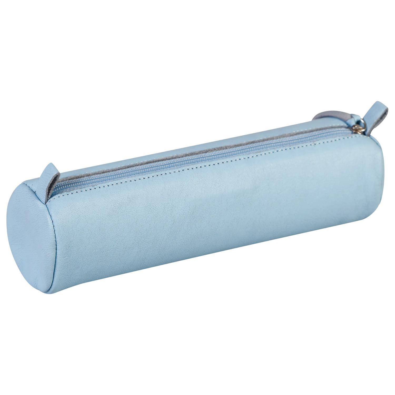 Clairefontaine 7x Schlampermäppchen gefärbtes Leder Ø5,5x22cm sortiert 410164C