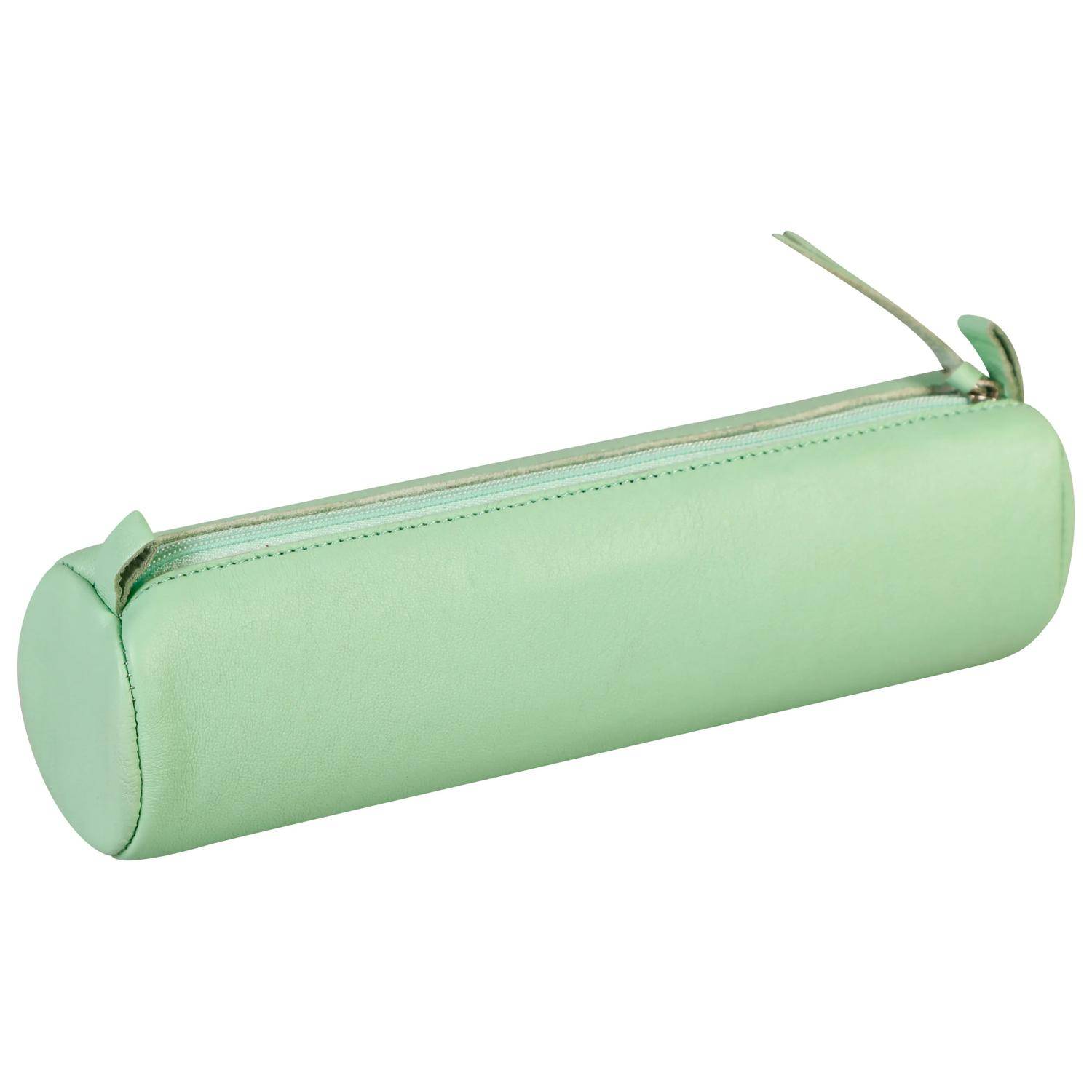 Clairefontaine 7x Schlampermäppchen gefärbtes Leder Ø5,5x22cm sortiert 410164C