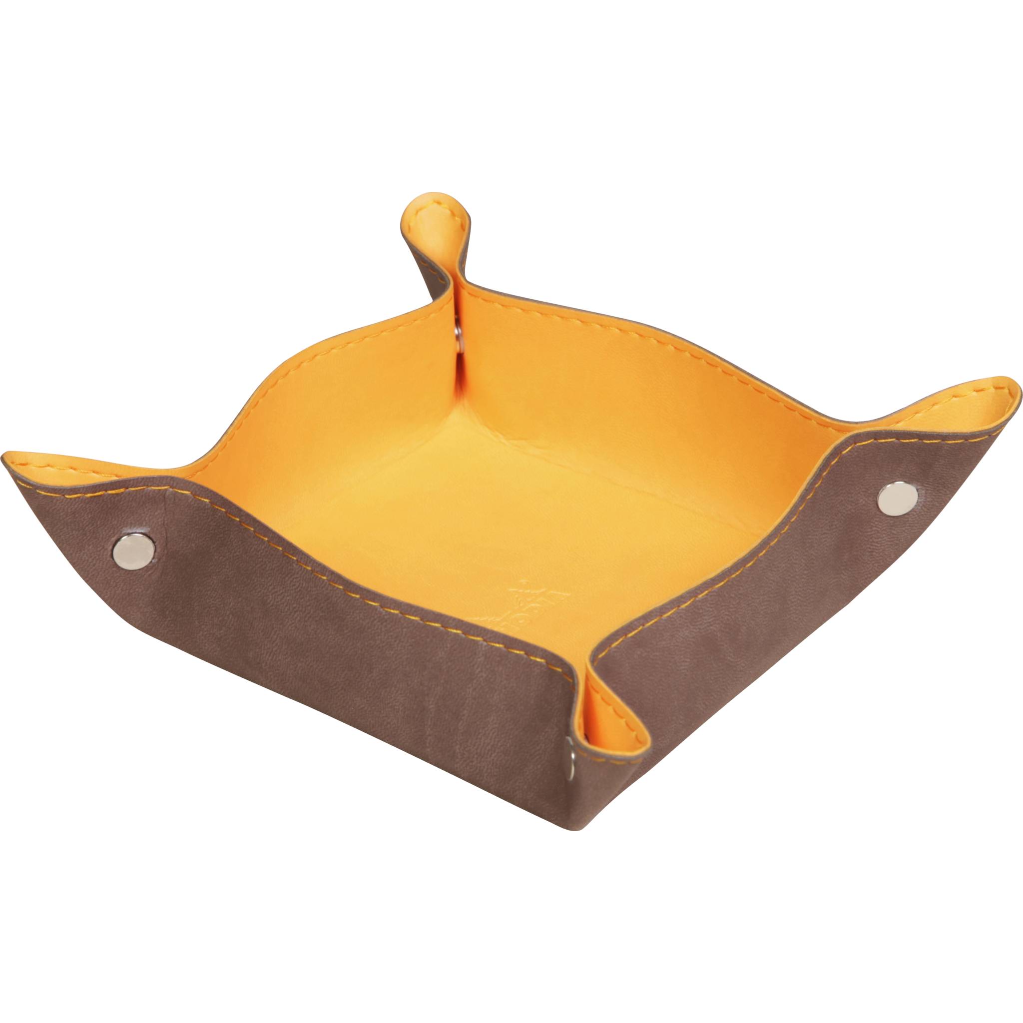 Rhodia 2x Taschenleerer IT Kunstleder, 12x12x4,5cm Schokoladenbraun 318853C