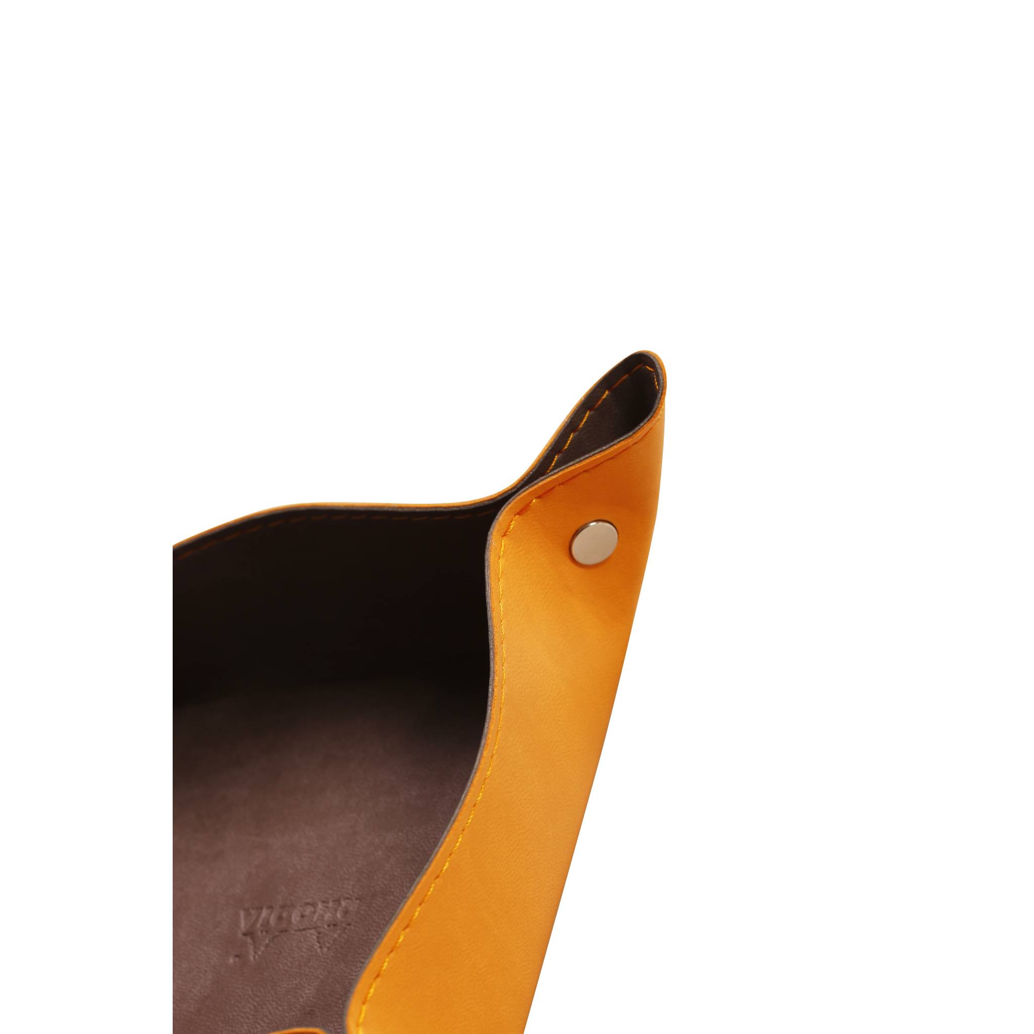 Rhodia 2x Taschenleerer IT Kunstleder, 12x12x4,5cm Schokoladenbraun 318853C