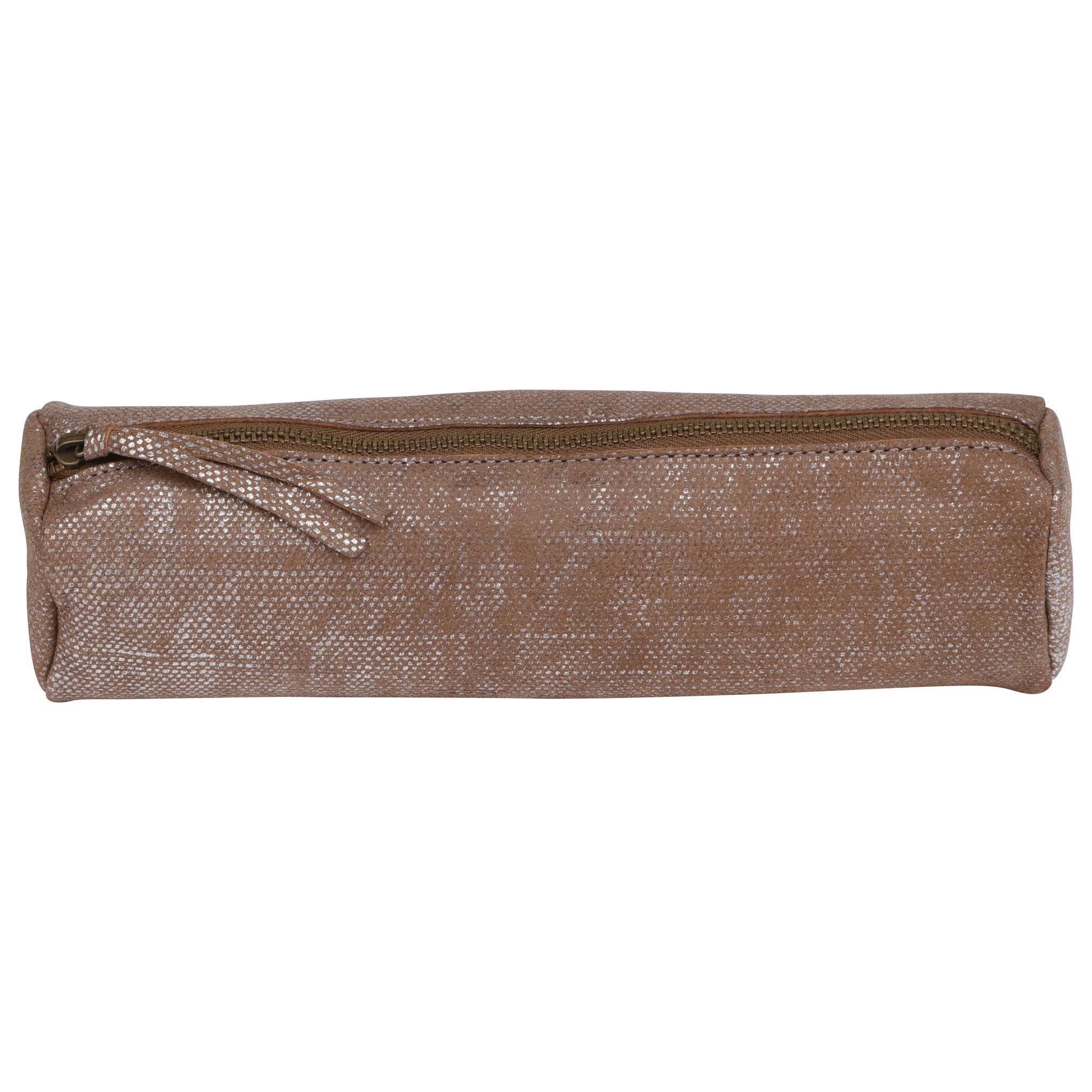 Clairefontaine 4x KLEOPATHRA Schlampermäppchen Ø5,5x22cm silber 410035C