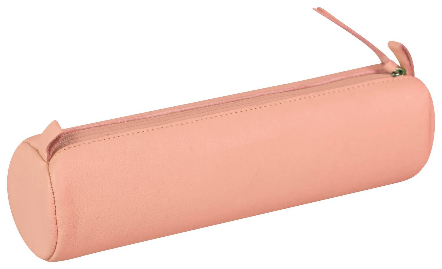 Clairefontaine 6x Schlampermäppchen einfarbig 6 Farben Ø5,5x22cm sortiert 8718C