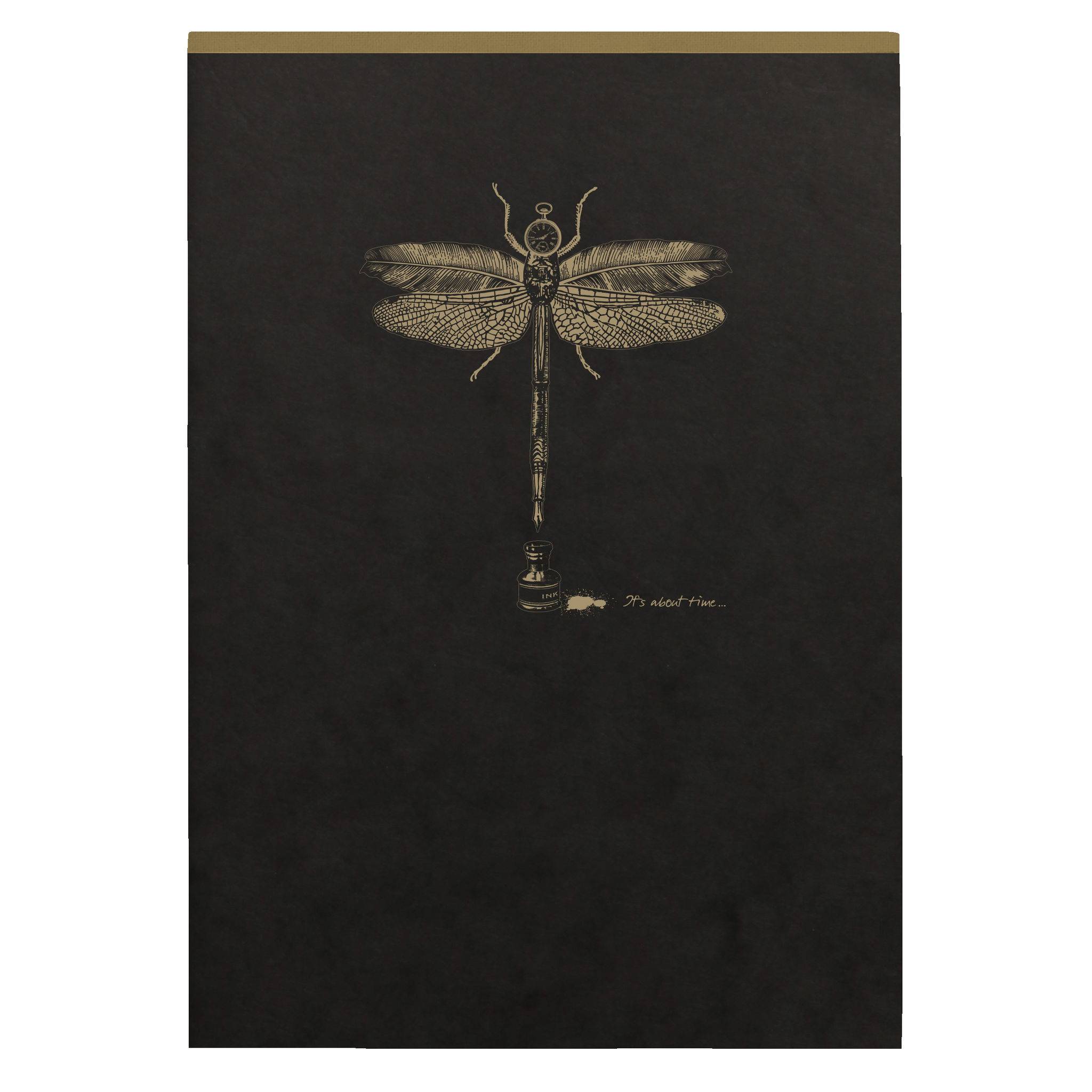 Clairefontaine 5x Block A5 70 Blatt liniert sortiert - Schwarz 102636C