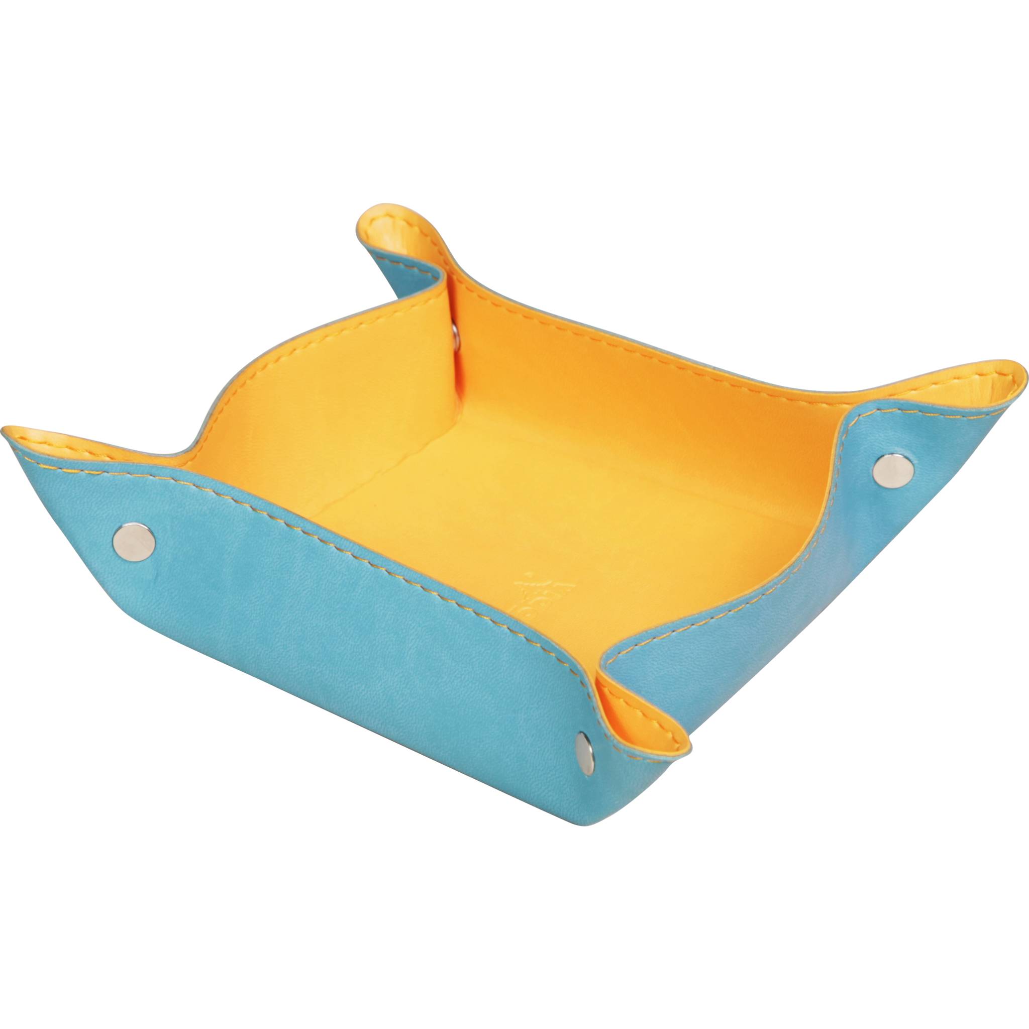 Rhodia 2x reversibler Taschenleerer IT Kunstleder, 12x12x4,5cm Türkis 318857C