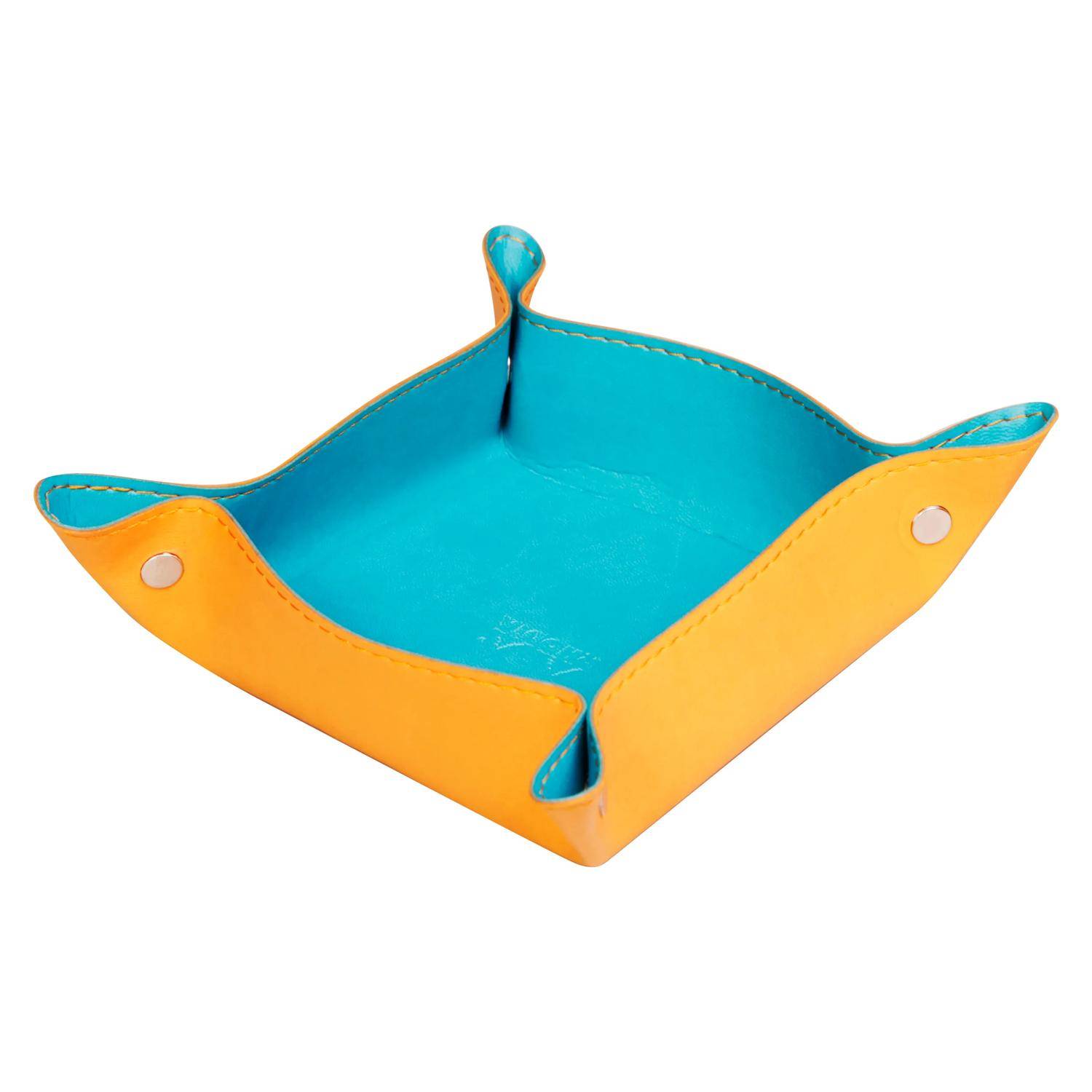 Rhodia 2x reversibler Taschenleerer IT Kunstleder, 12x12x4,5cm Türkis 318857C