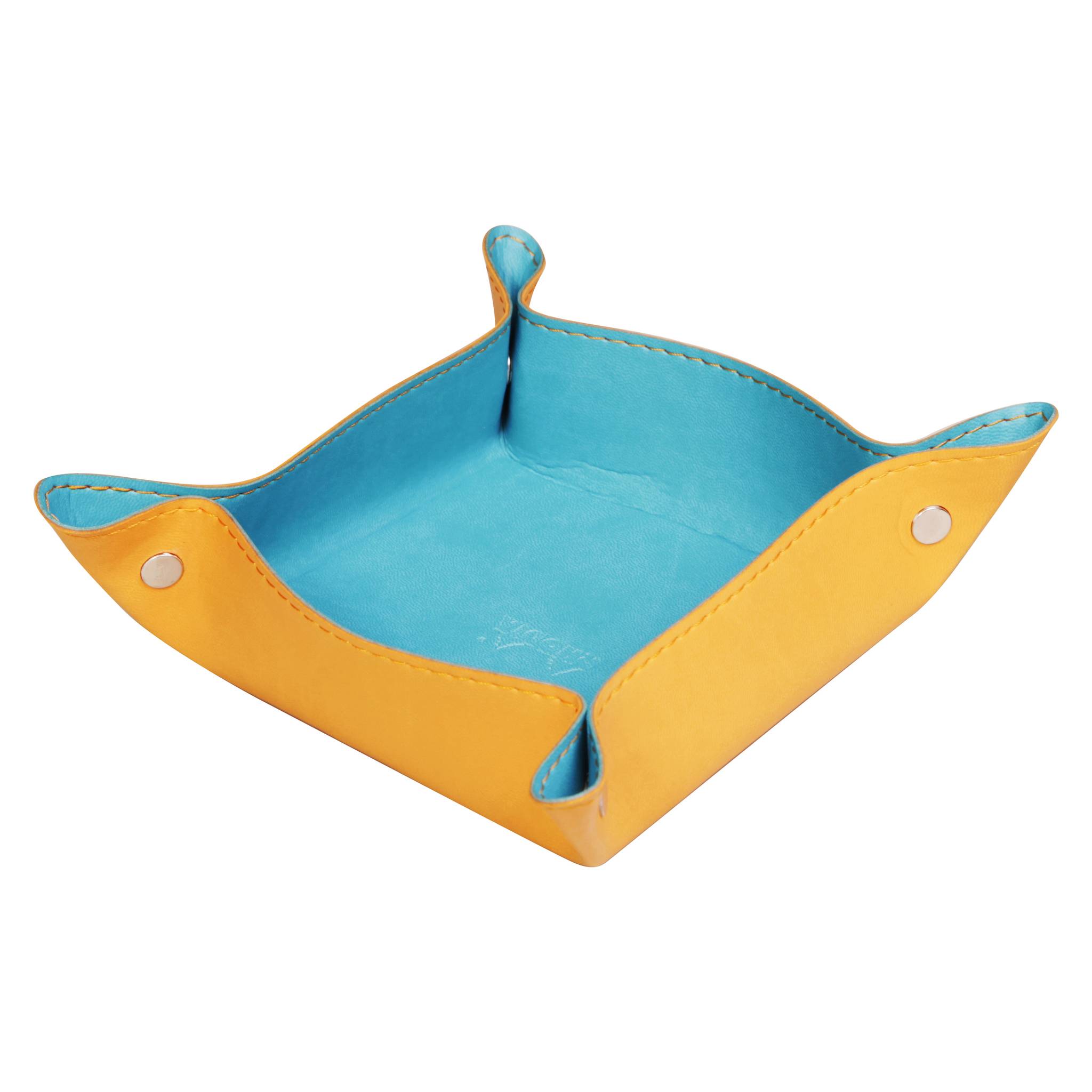 Rhodia 2x reversibler Taschenleerer IT Kunstleder, 12x12x4,5cm Türkis 318857C