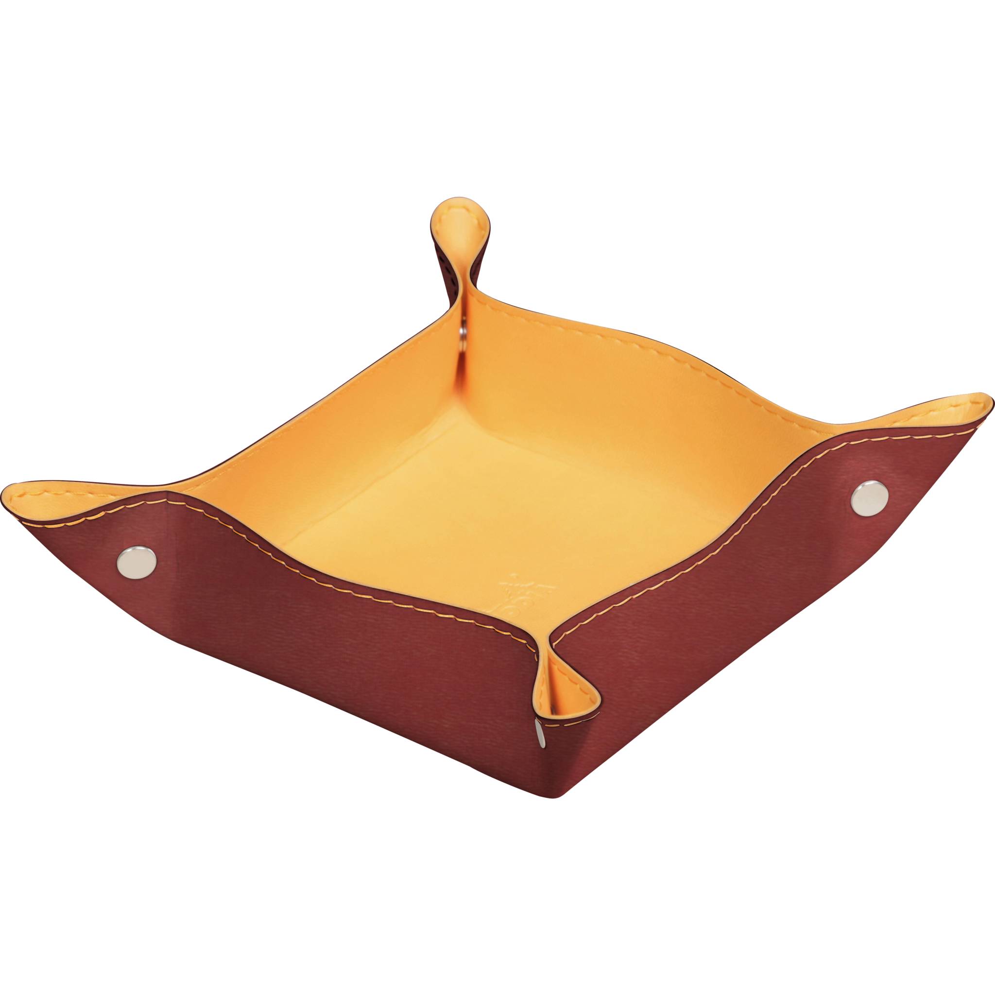 Rhodia 2x Taschenleerer aus italienischem Kunstleder 12x12x4,5cm Nacarat 194588C