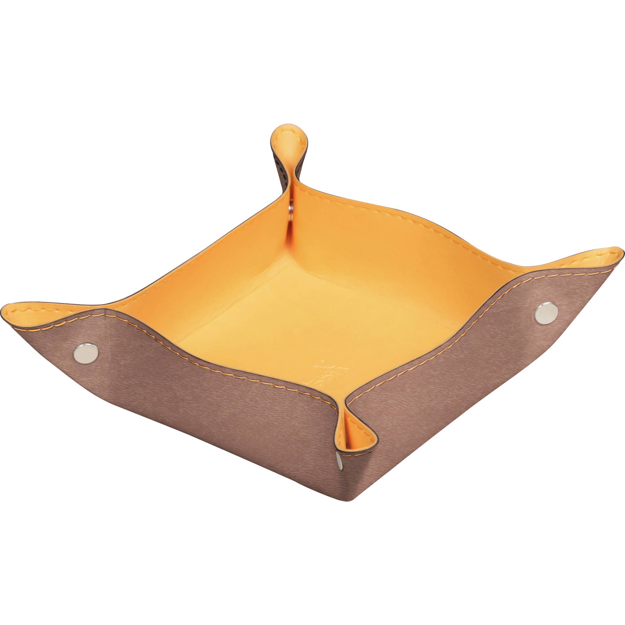 Rhodia 2x Taschenleerer aus Kunstleder, 12x12x4,5cm - Rosenholz 194589C