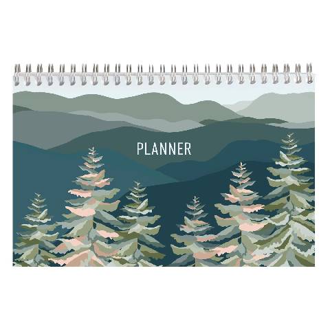 Clairefontaine 5x Block Planer 22x14 cm 53 bedruckte Blätter 83496C