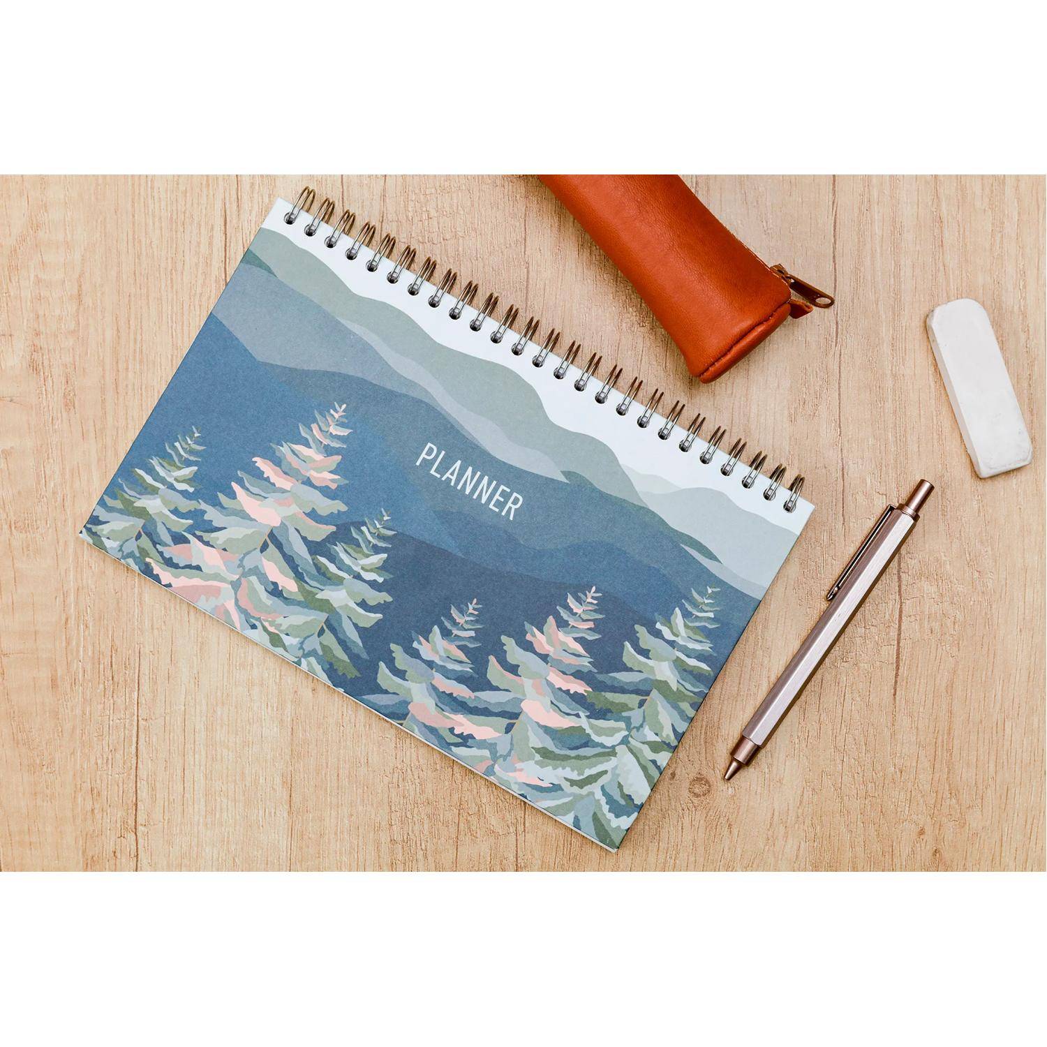 Clairefontaine 5x Block Planer 22x14 cm 53 bedruckte Blätter 83496C