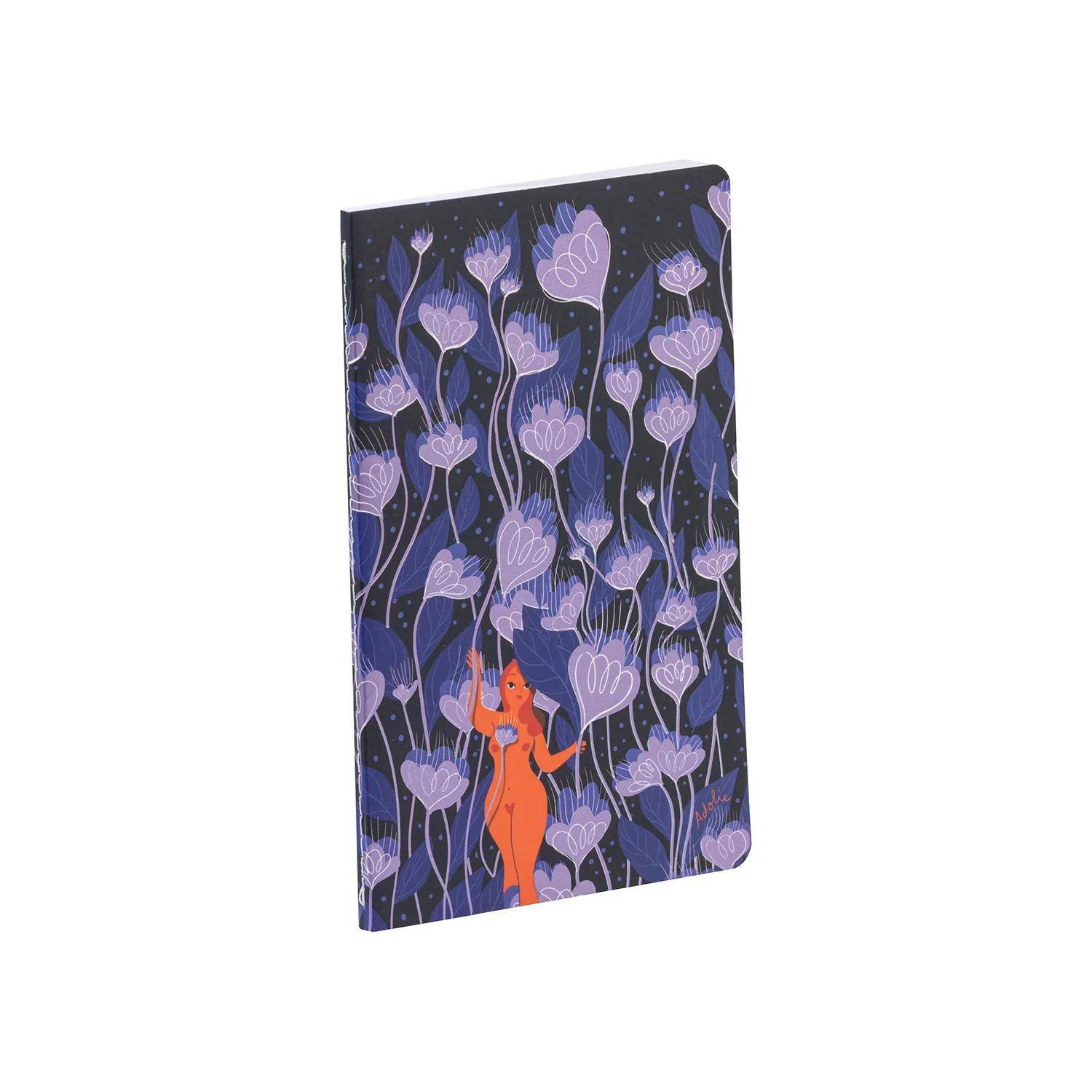 Clairefontaine 8x Adolie, Notizheft 11x17cm, 48 Bl, liniert, sortiert 116291C