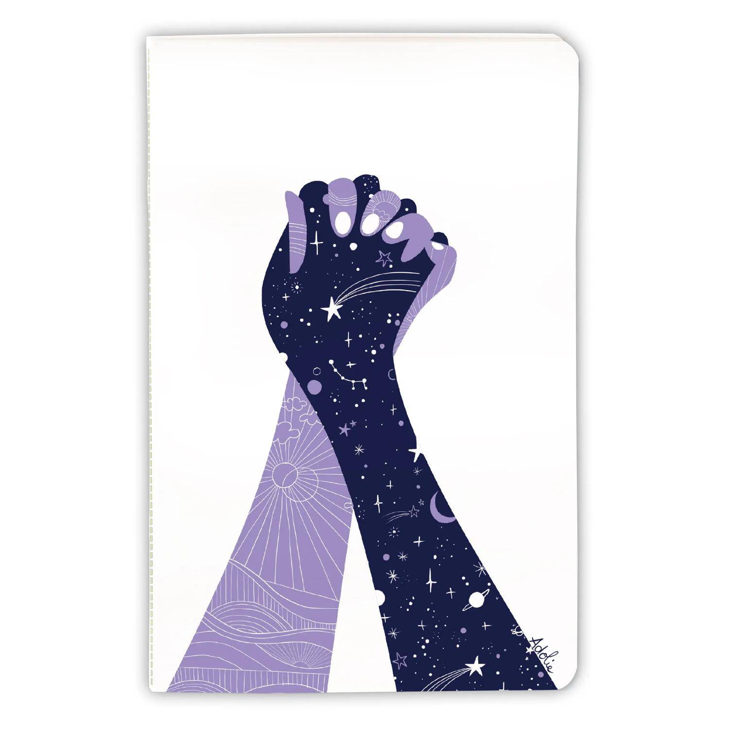 Clairefontaine 8x Adolie, Notizheft 11x17cm, 48 Bl, liniert, sortiert 116291C