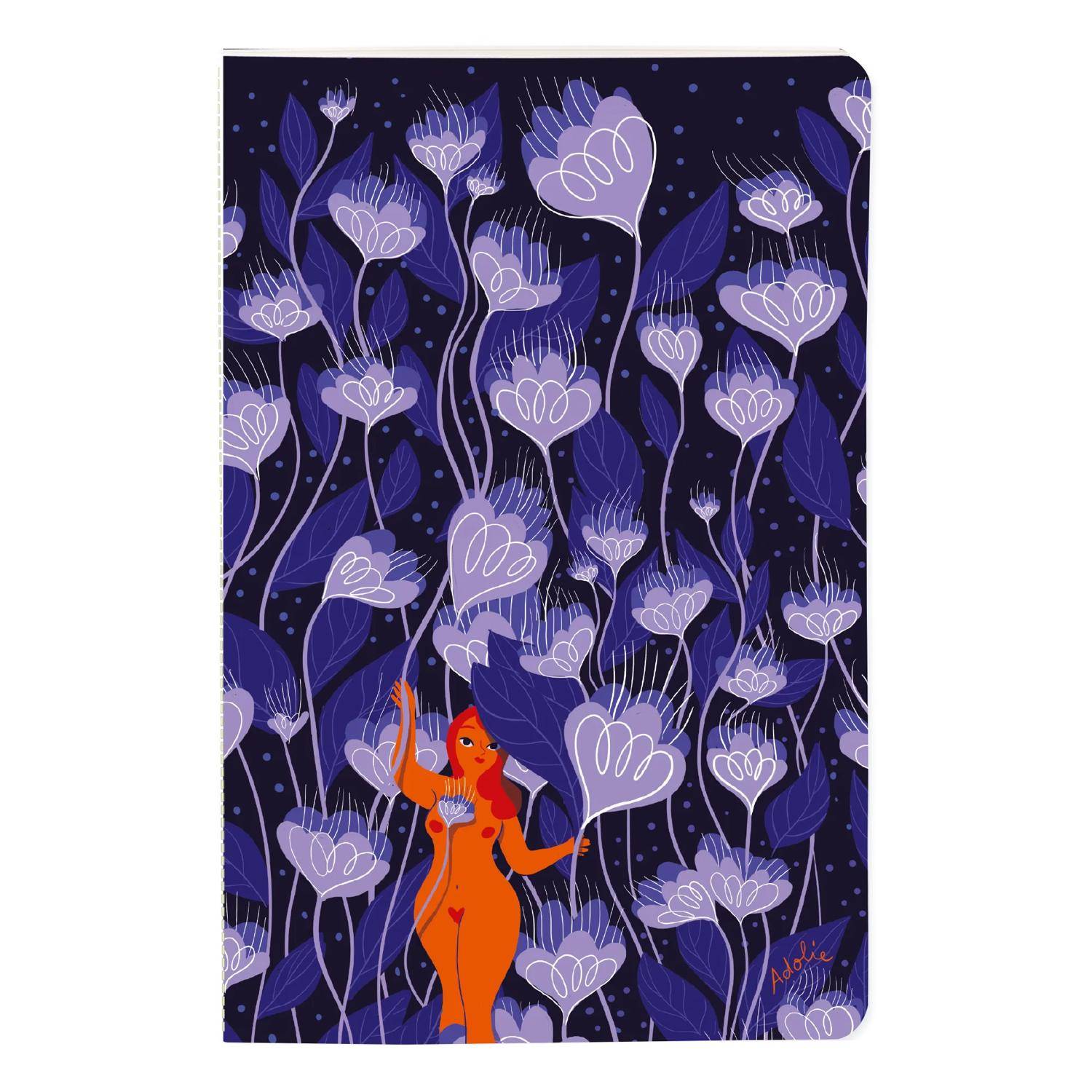 Clairefontaine 8x Adolie, Notizheft 11x17cm, 48 Bl, liniert, sortiert 116291C