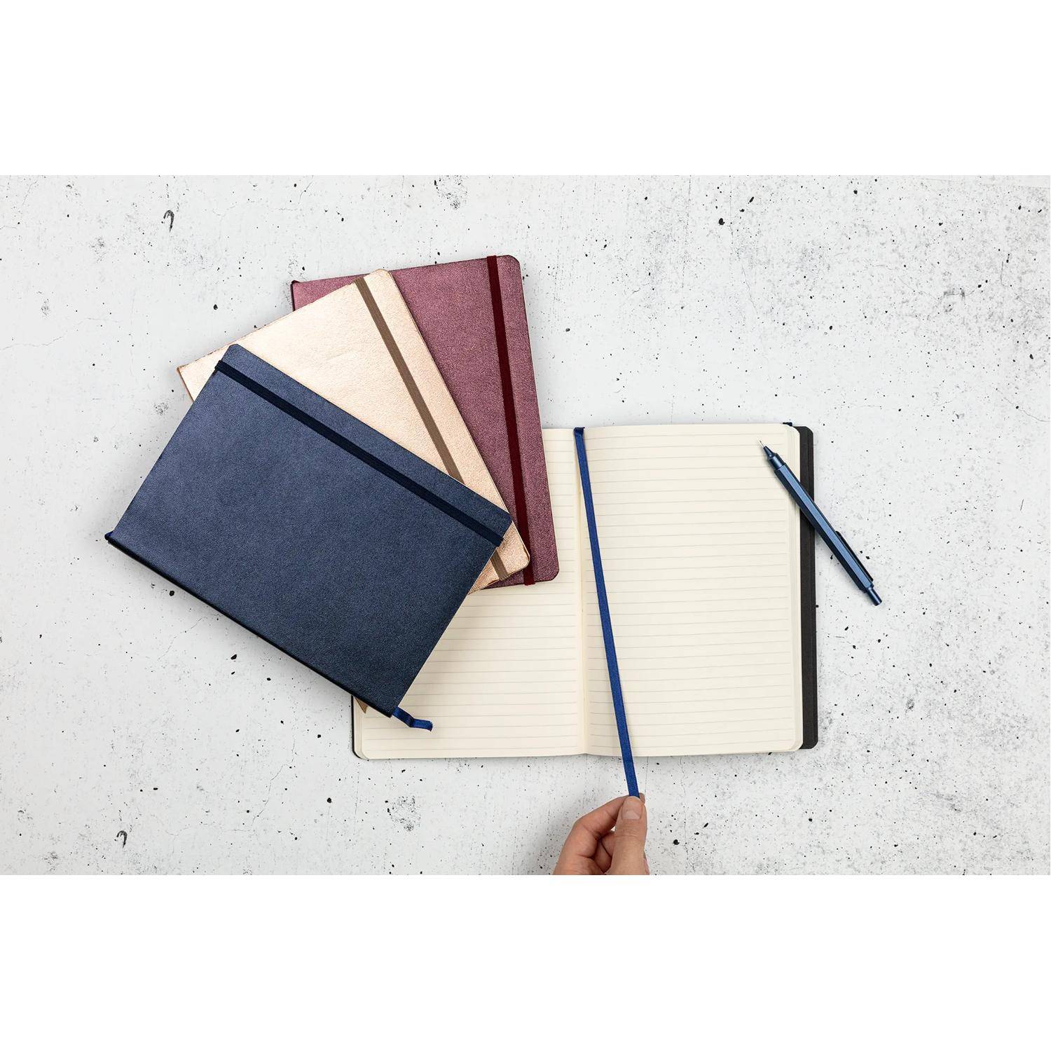 Clairefontaine 3x Notizbuch 72 Blatt liniert A5 14,8x21cm Petroleum 400094C