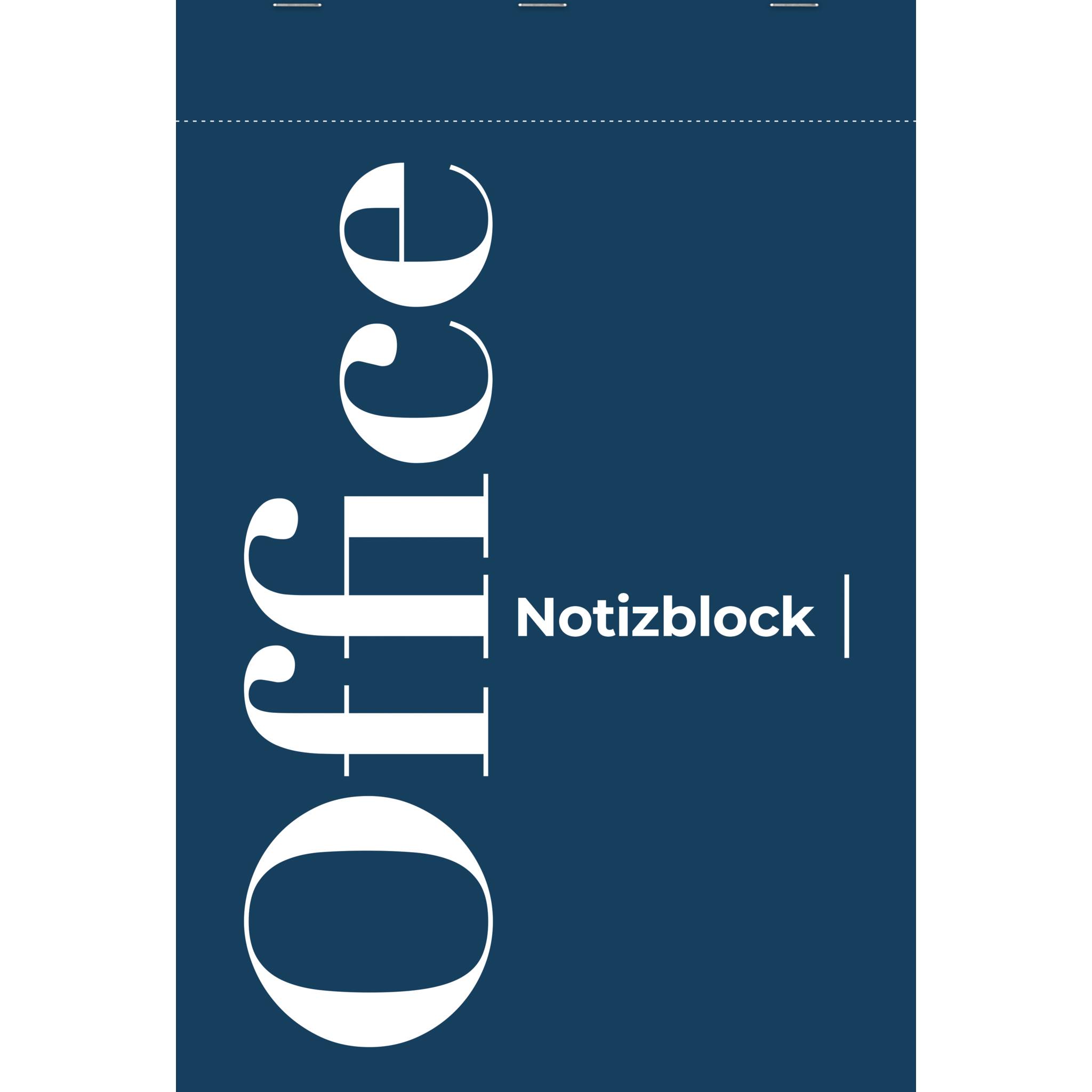 Calligraphe 10x Notizblock Office A4, 50 Blatt blanko 70g, blauer Deckel 18354SC