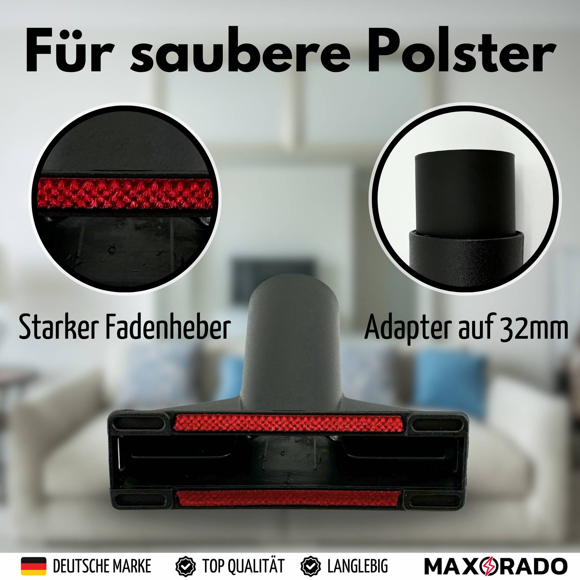 Polsterdüse Staubsauger Aufsatz für KS Tools KS Tools 166.0500 165.0572 165.0571