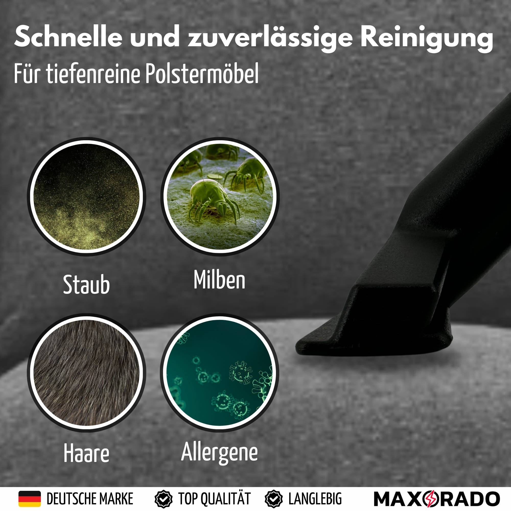 Polsterdüse Staubsauger Aufsatz für KS Tools KS Tools 166.0500 165.0572 165.0571