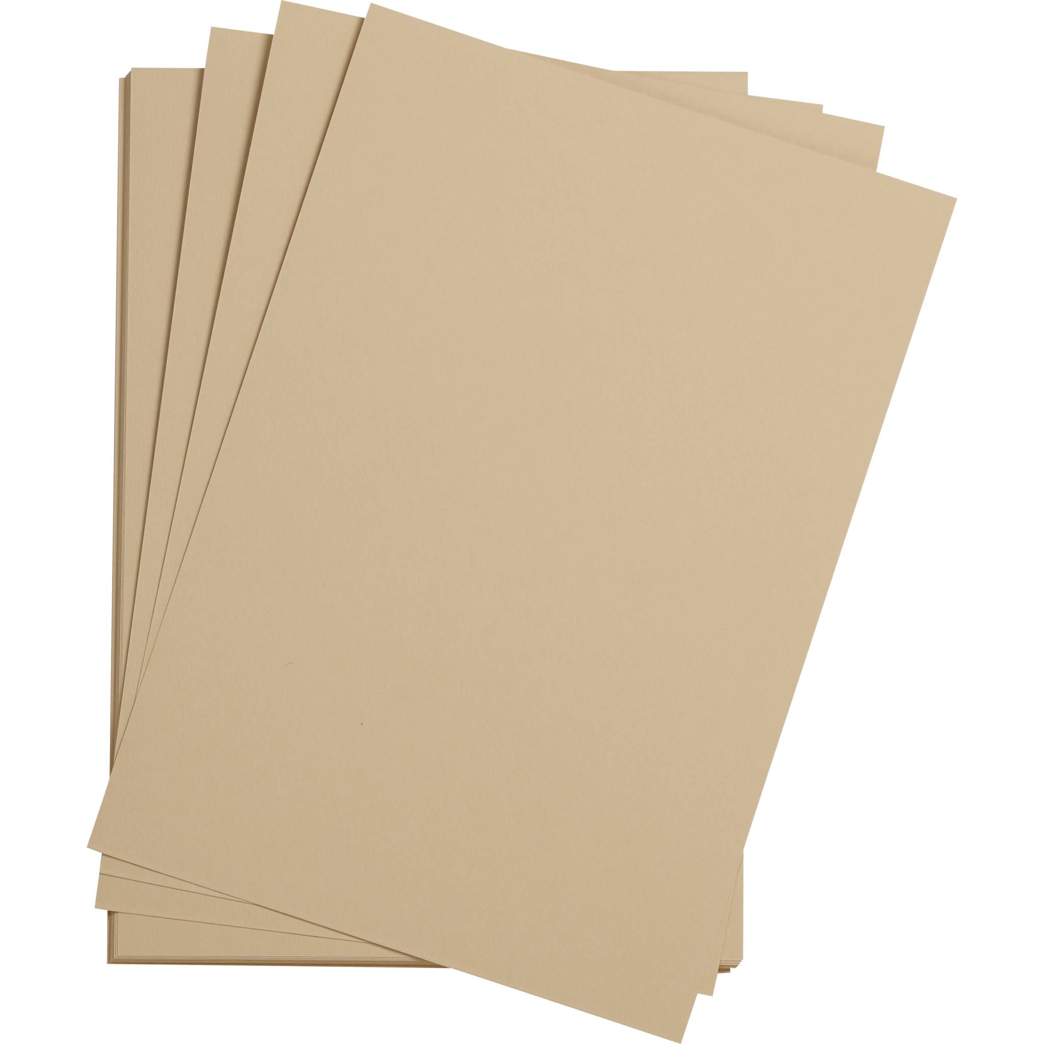 Clairefontaine Zeichenpapier 50x65 cm 160g, Pack. 24 Bogen - Kordelbeige 93757C
