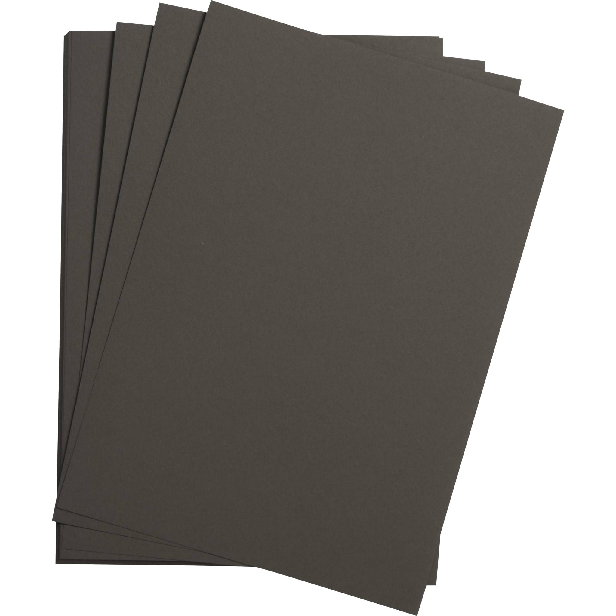 Clairefontaine Zeichenpapier 50x65 cm 160g, Pack. 24 Bogen - Anthrazit 93760C