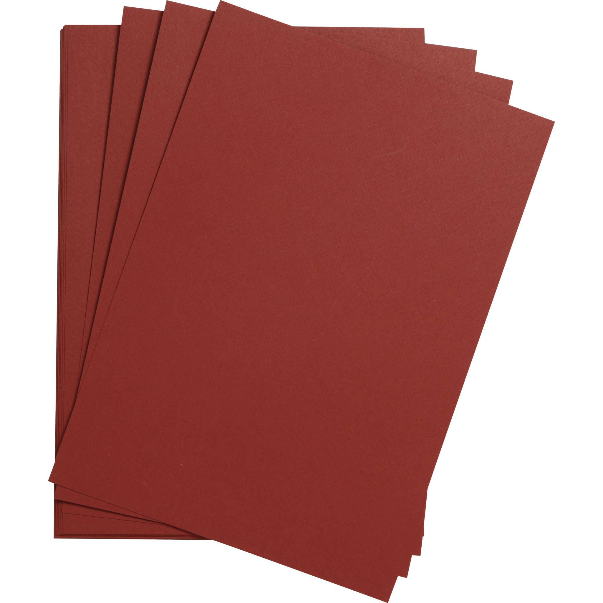 Clairefontaine Zeichenpapier 50x65 cm 160g, Pack. 24 Bogen - Bordeaux 93764C