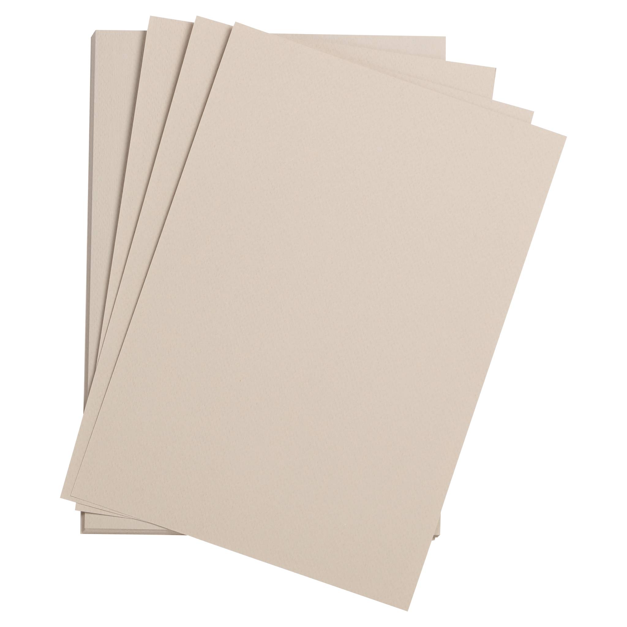 Clairefontaine Zeichenpapier 50x65 cm 160g, Pack. 24 Bogen - Graurosa 93769C