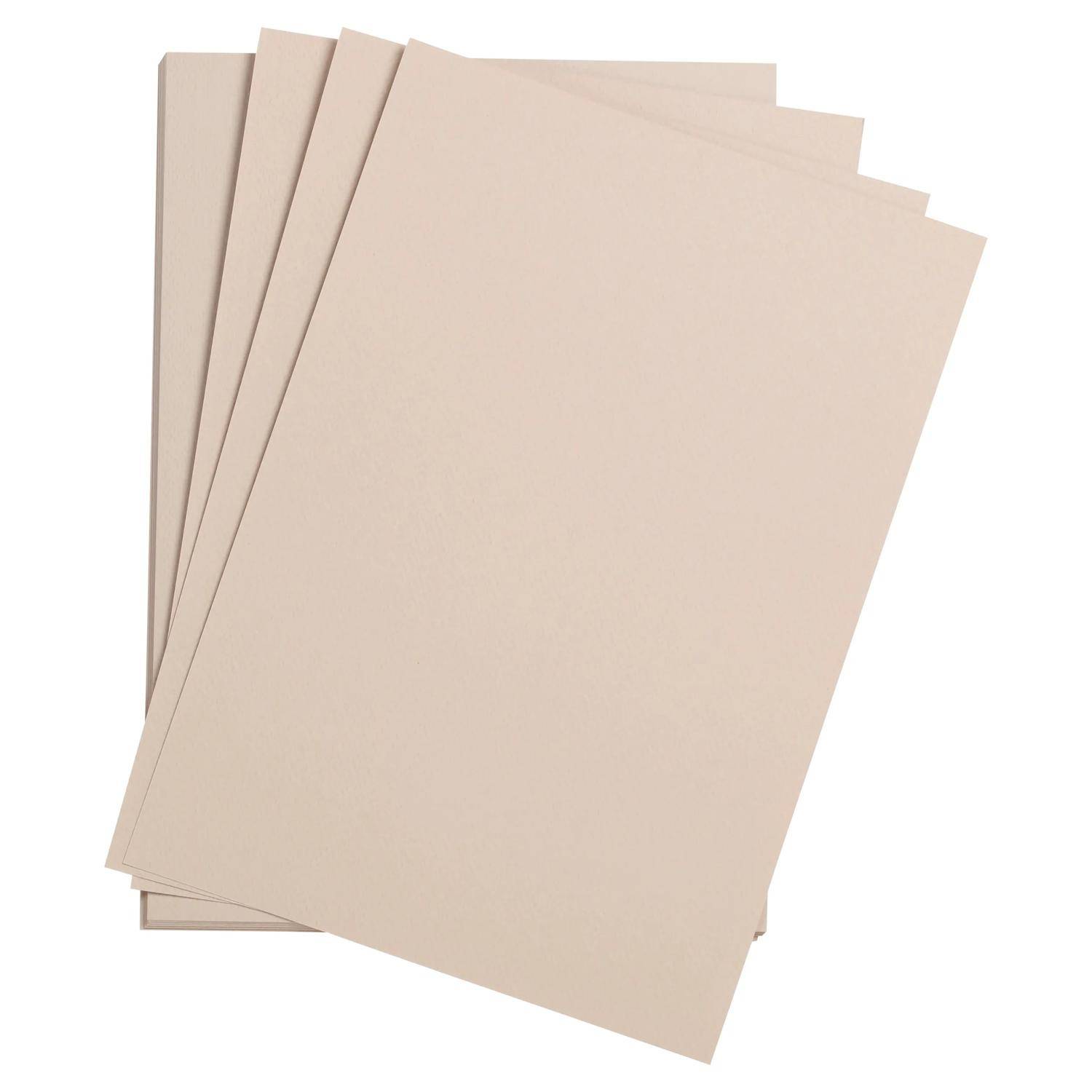 Clairefontaine Zeichenpapier 50x65 cm 160g, Pack. 24 Bogen - Graurosa 93769C