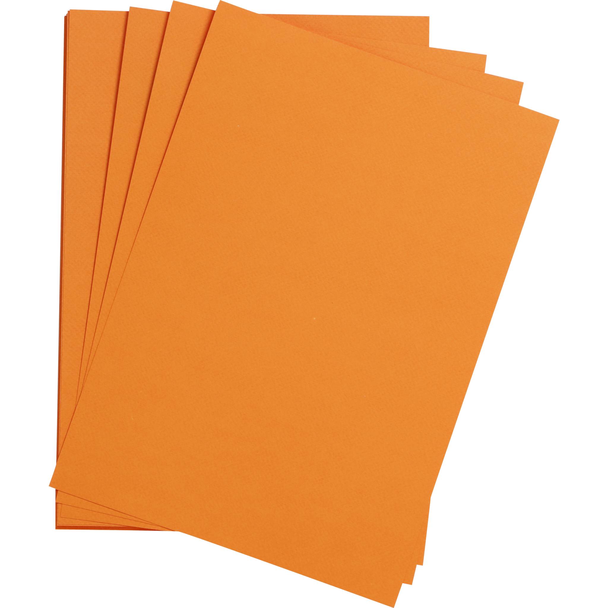 Clairefontaine Zeichenpapier 50x65 cm 160g, Pack. 24 Bogen - Orange 93773C