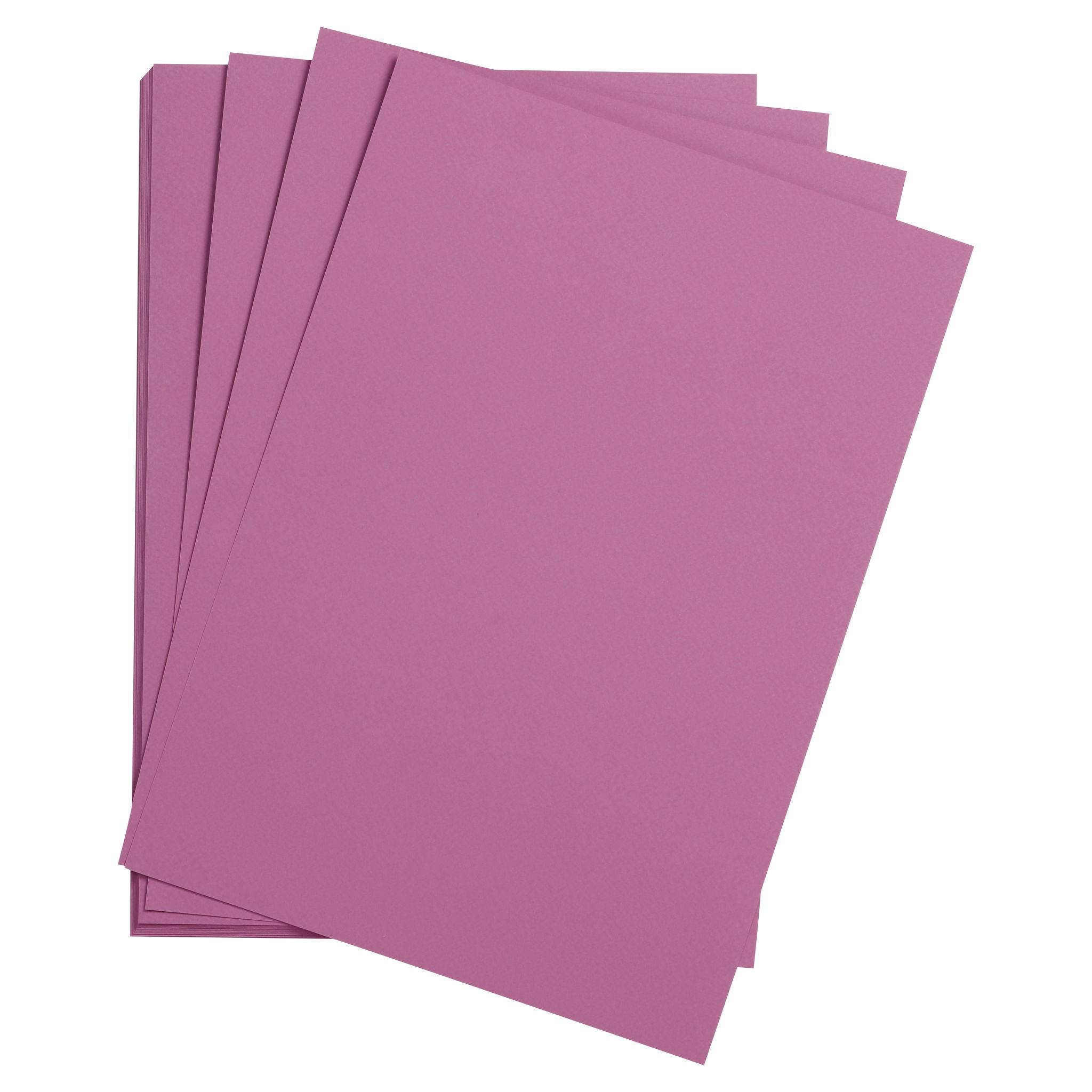 Clairefontaine Zeichenpapier 50x65 cm 160g, Pack. 24 Bogen - Violett 93776C
