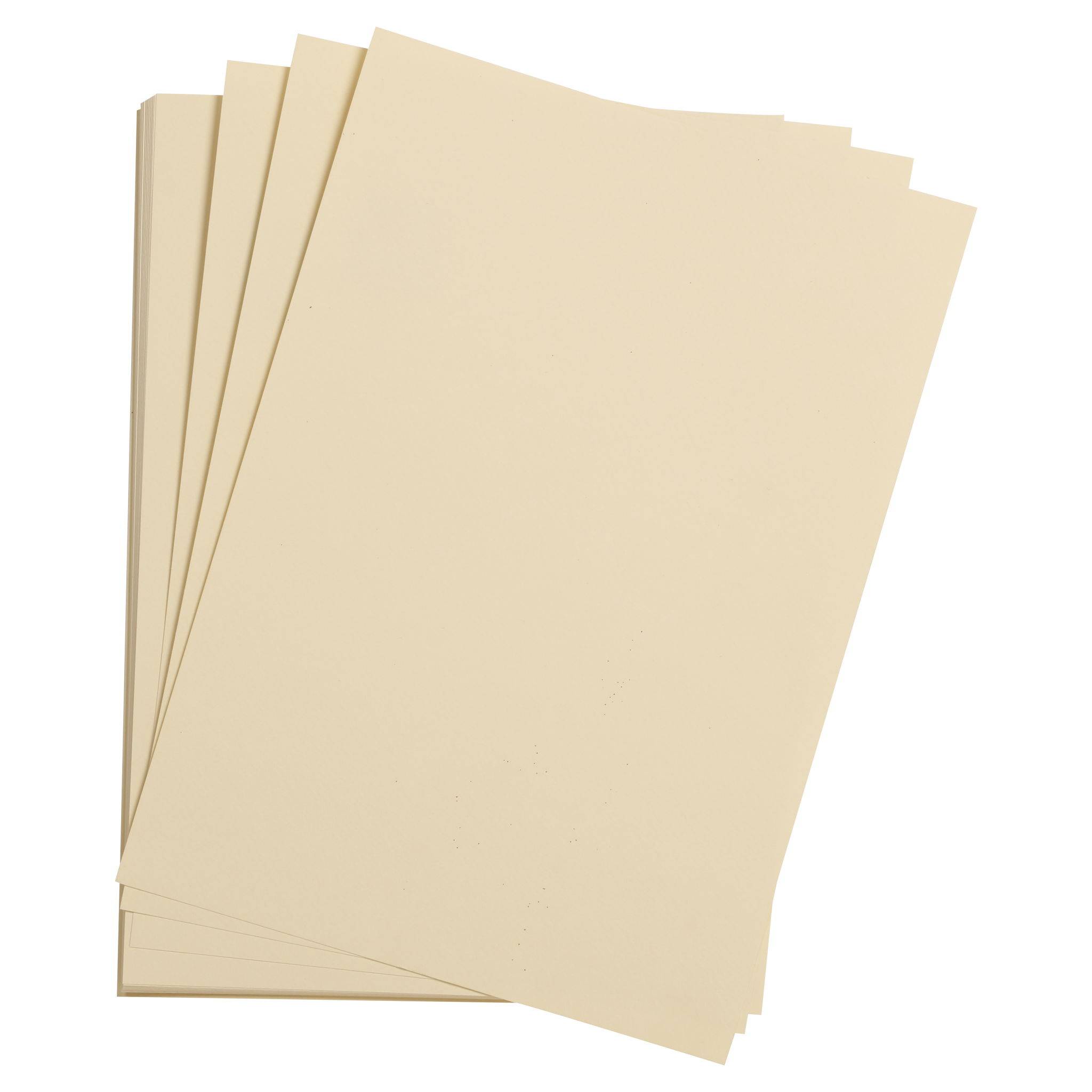 Clairefontaine Zeichenpapier 75x110 cm 10g, Pack. 25 Bogen - Elfenbein 93682C