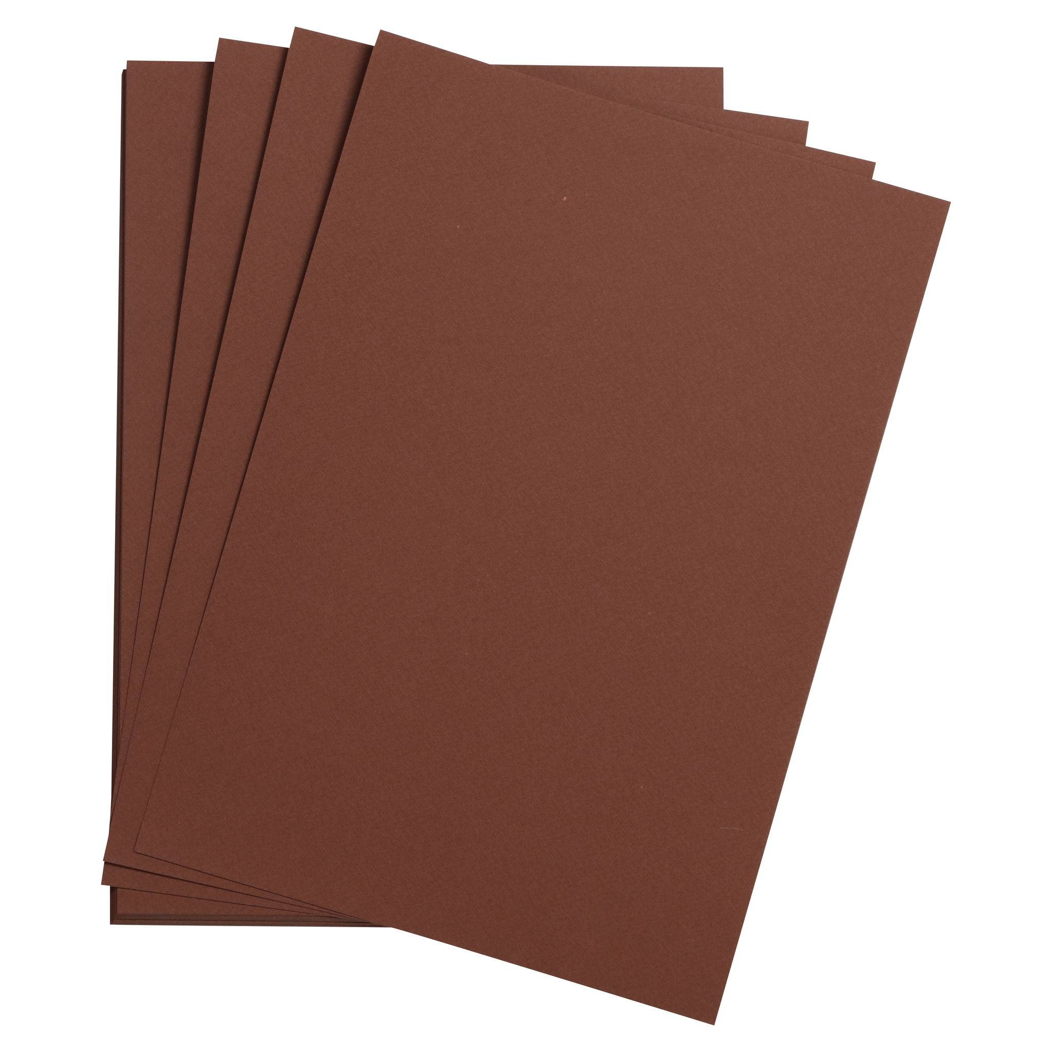 Clairefontaine Zeichenpapier 50x65 cm 160g, Pack. 24 Bogen - Weinrot 93785C