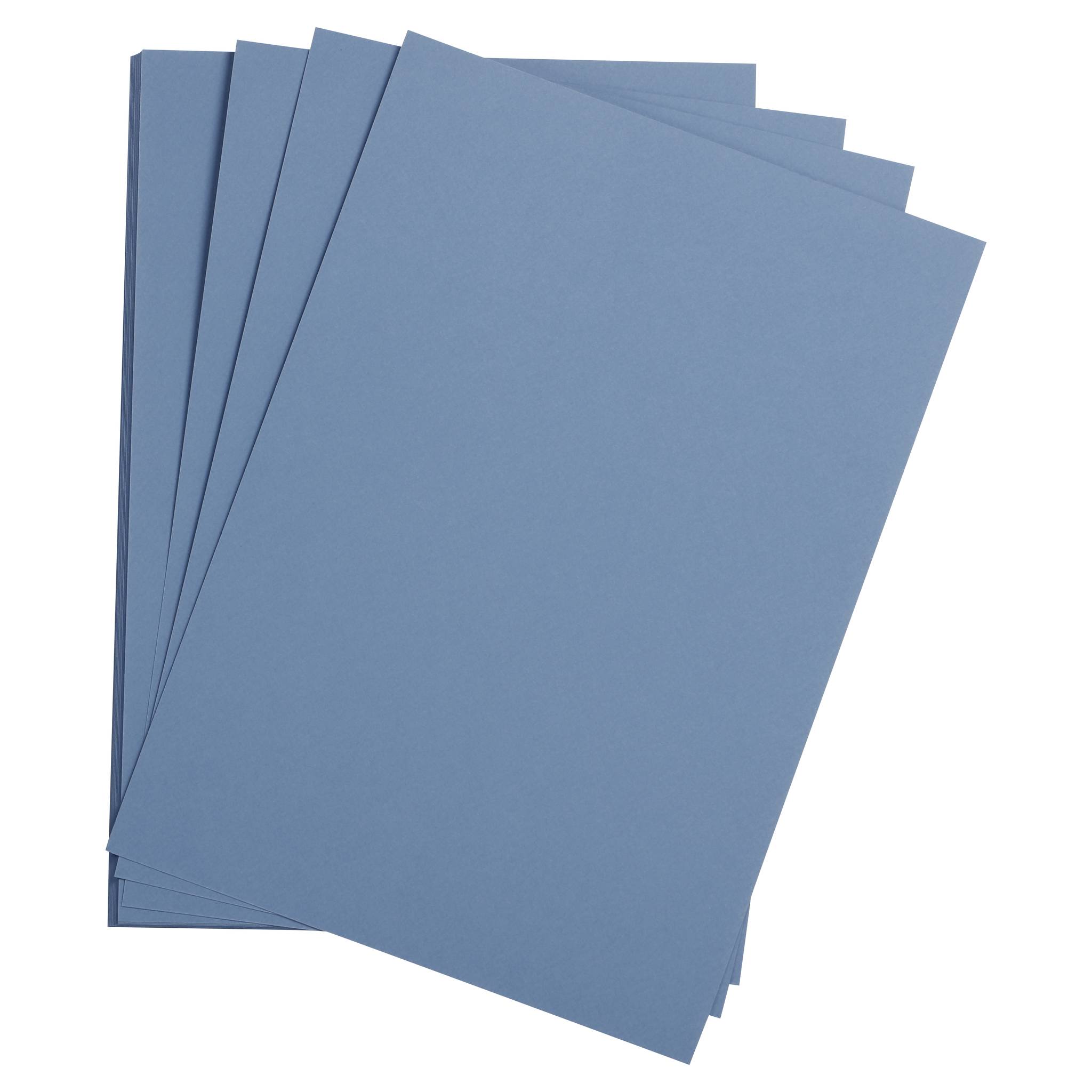 Clairefontaine Zeichenpapier 50x65 cm 160g, Pack. 24 Bogen - Königsblau 93788C