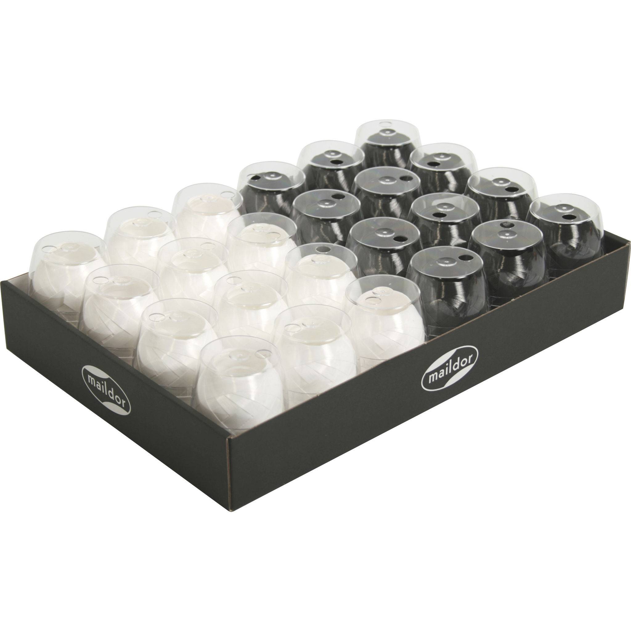 Clairefontaine Set mit 24 Eiknäueln Geschenkband, glatt, 7mmx10m - 611250C