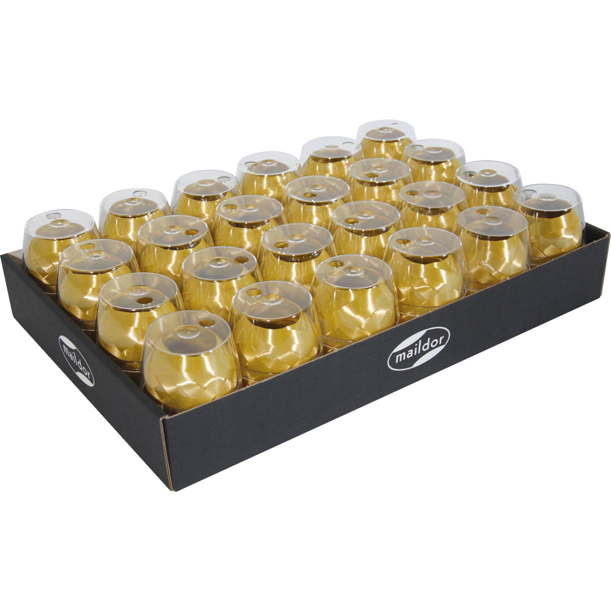 Clairefontaine Set 24 Eiknäueln Geschenkband, glatt, 7mmx10m Sortierung 611300C