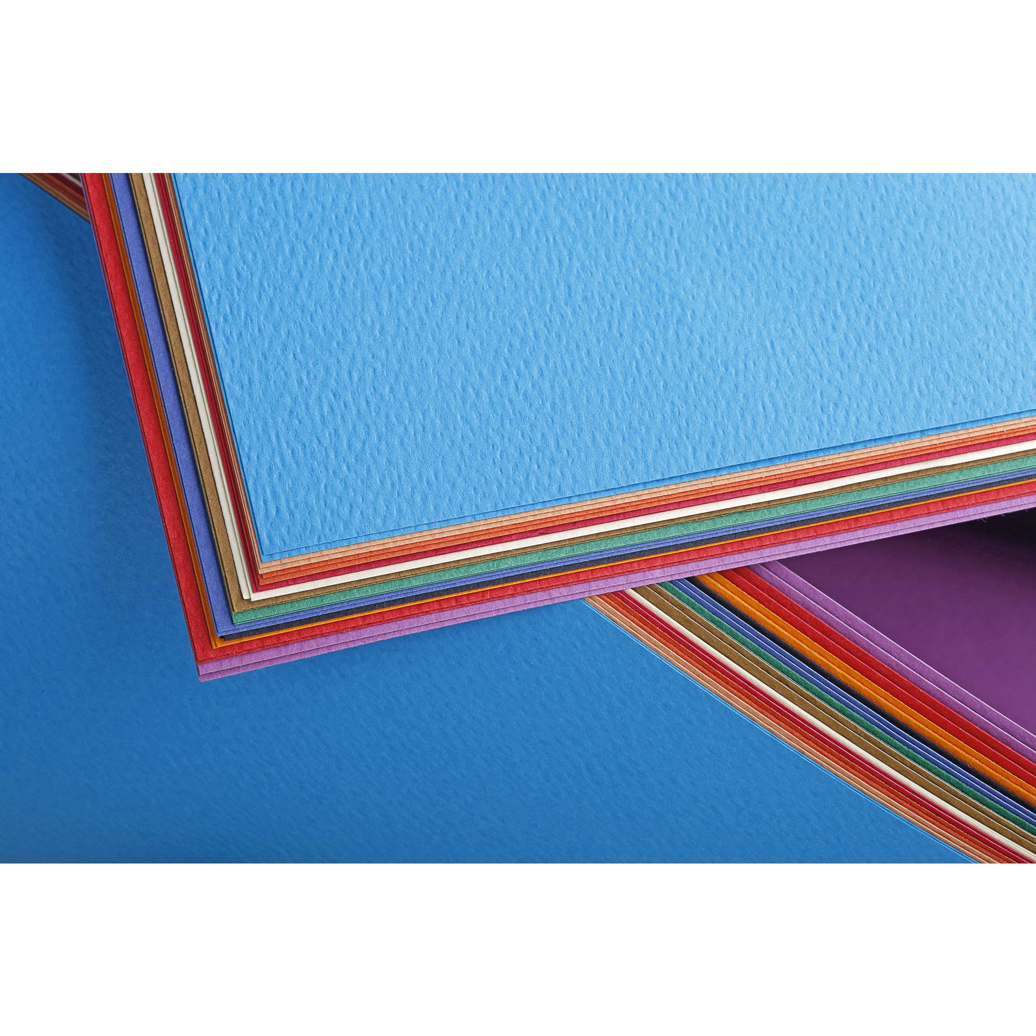 Clairefontaine Zeichenpapier 50x65cm Pack. 24 Bogen Lebendige Farben sort.93750C