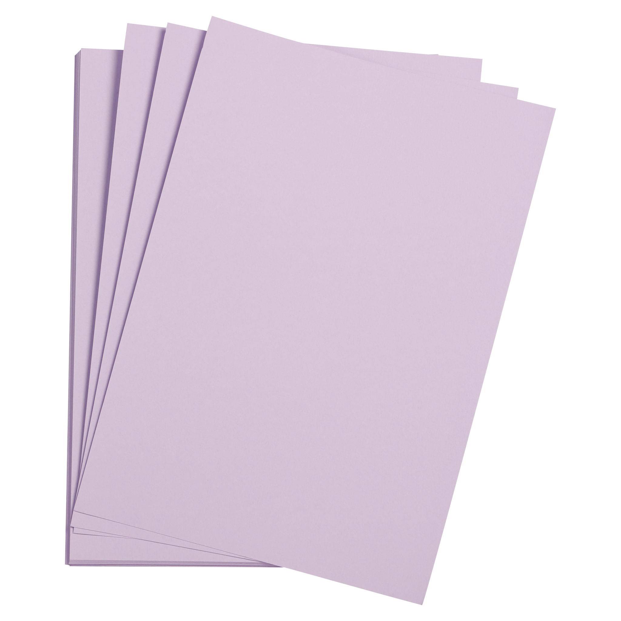 Clairefontaine Zeichenpapier 50x65 cm 160g, Pack. 24 Bogen - Blasslila 93759C