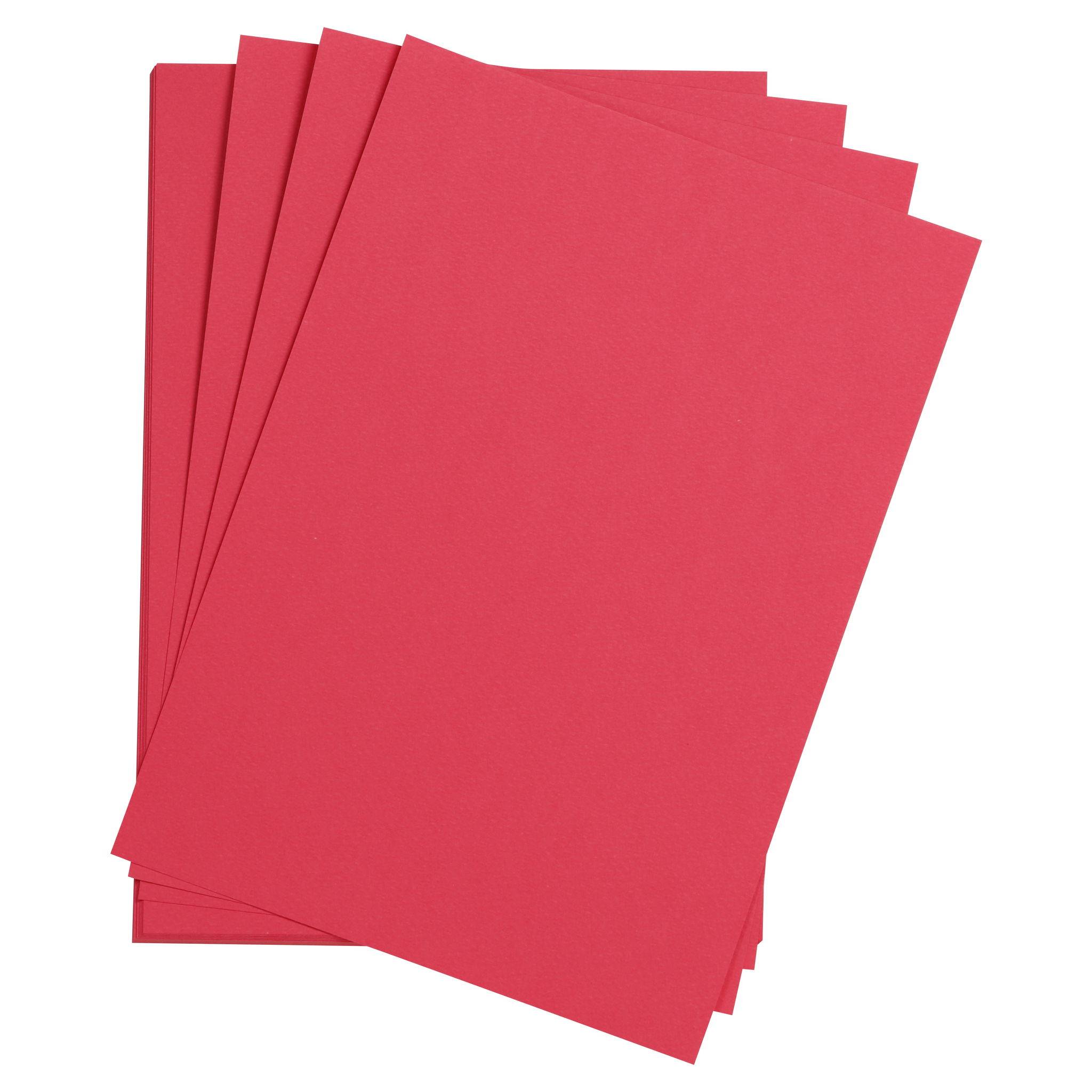 Clairefontaine Zeichenpapier 50x65 cm 160g, Pack. 24 Bogen - Fuchsia 93761C