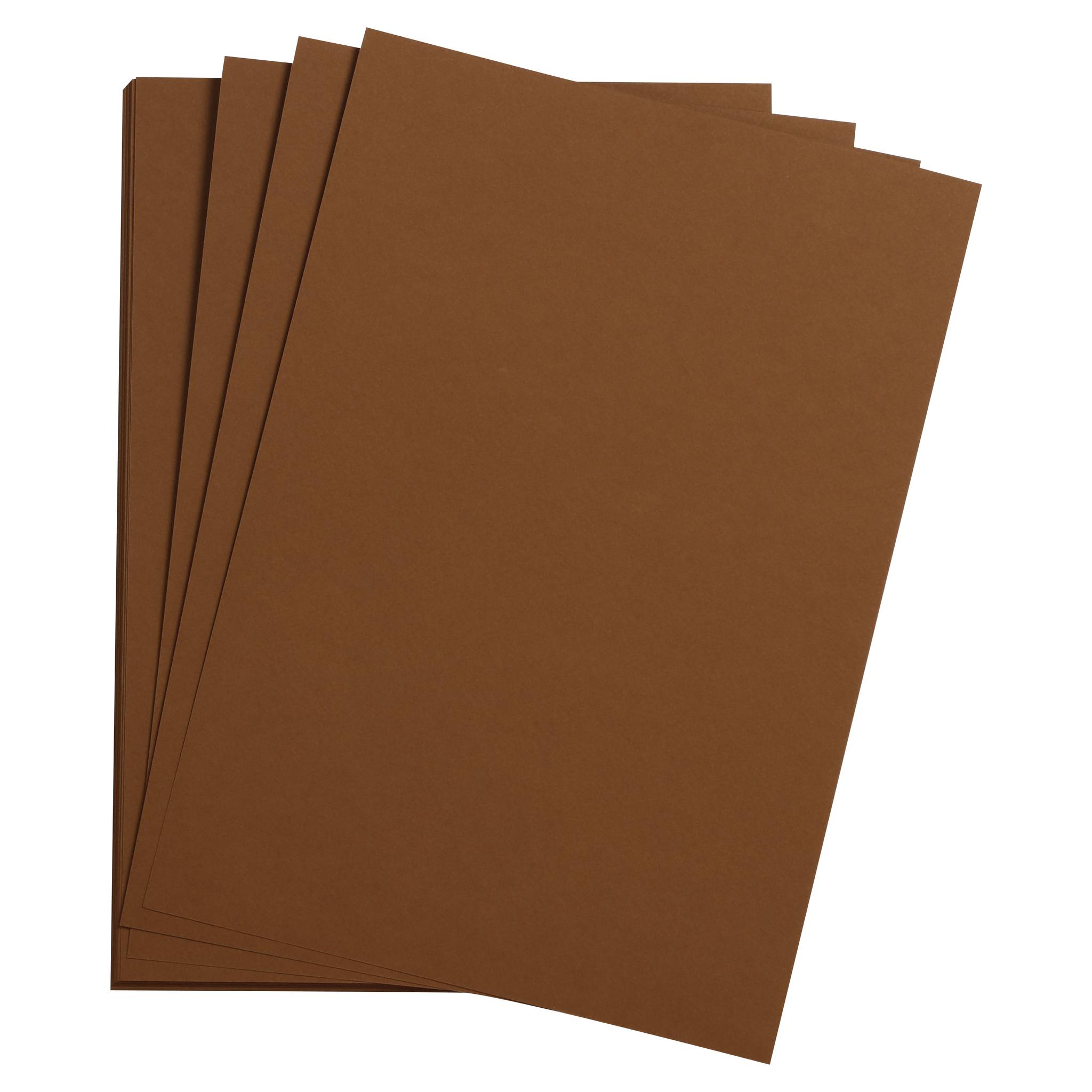 Clairefontaine Zeichenpapier 50x65 cm 160g, Pack. 24 Bogen - Braun 93765C