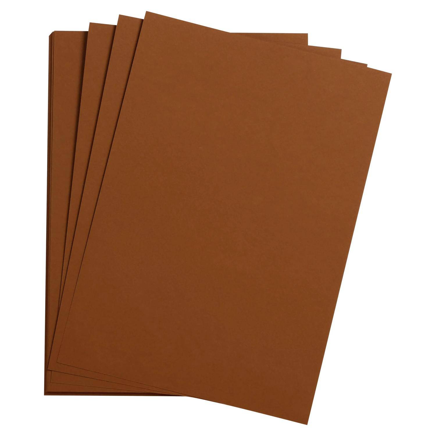 Clairefontaine Zeichenpapier 50x65 cm 160g, Pack. 24 Bogen - Braun 93765C